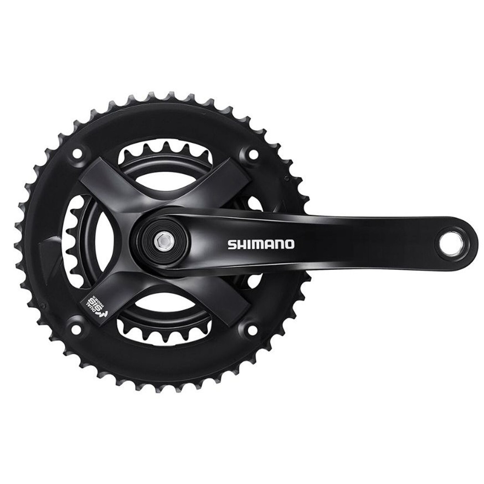 Shimano FC-TY501-2 Kurbel 2-fach 30-46 Zähne 175 mm Kurbelgarnitur Fahrradkurbel Kettenradgarnitur | 04550170444990