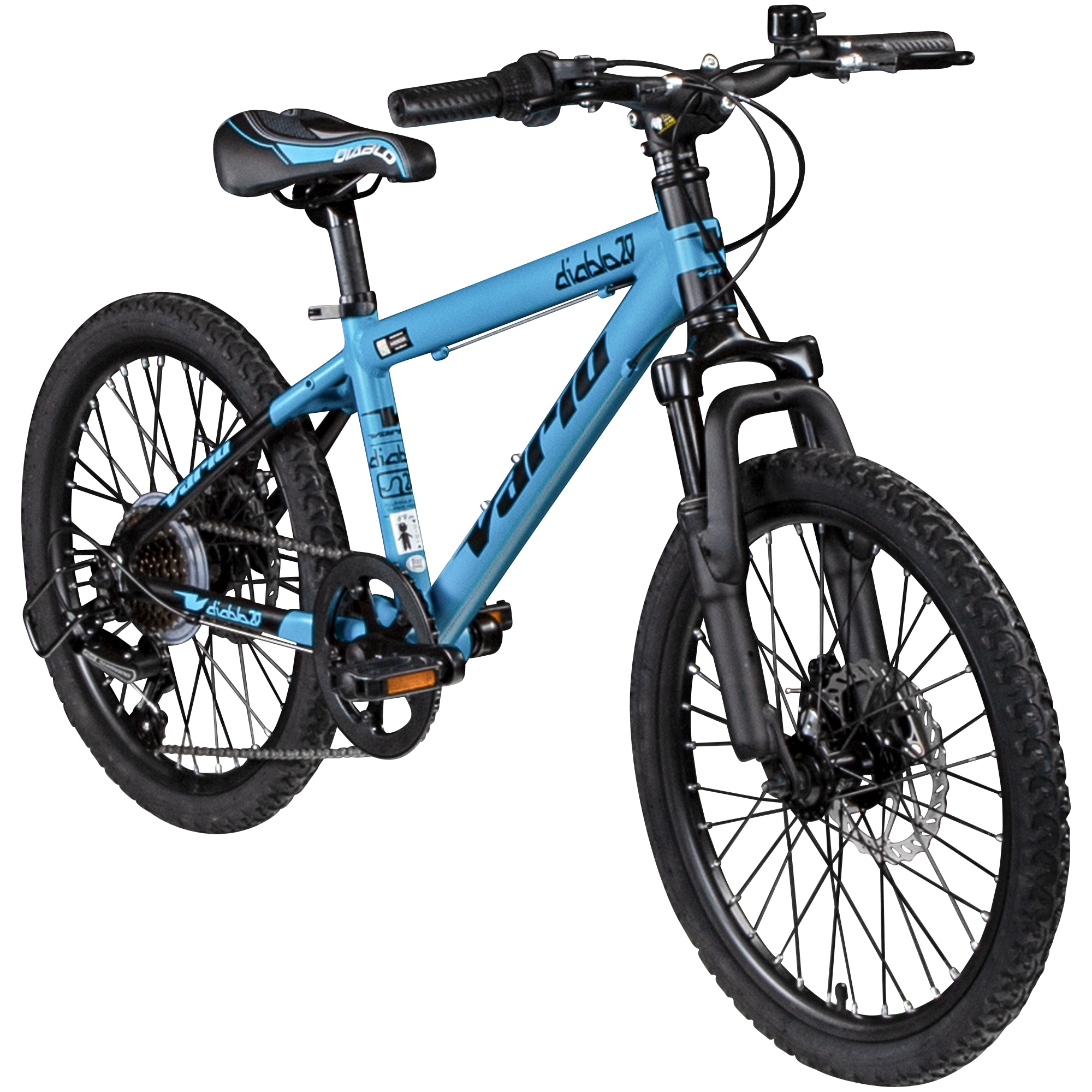 Vario XC DIABLO 20 DISK Kinderfahrrad MTB 20 Zoll ab 6 Jahre Fahrrad M&auml;dchen oder Jungen Kindermountainbike - Bild 1