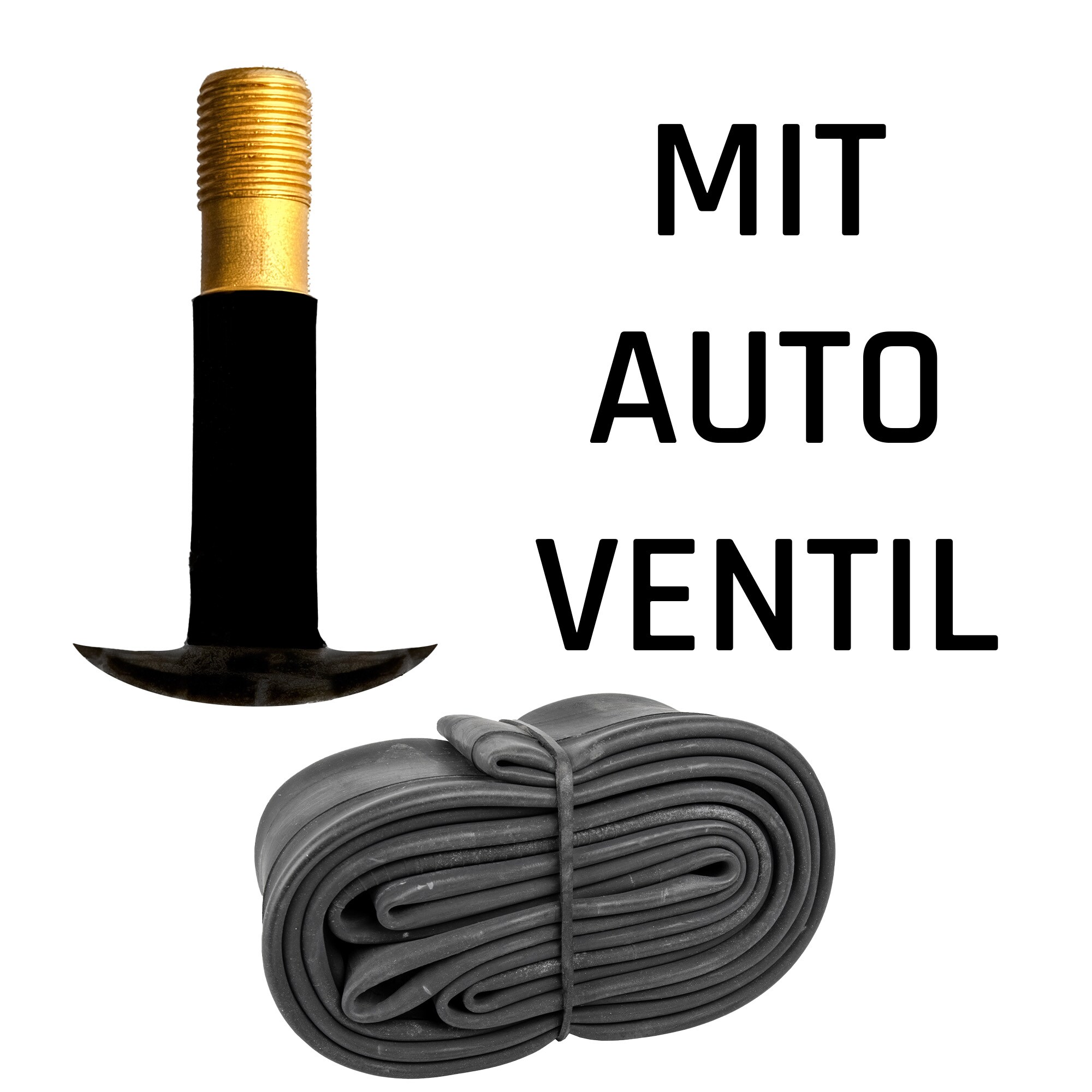 Kujo Fahrradschlauch universal Fahrrad 1 Schlauch 20" x 1,75" - 2,125" AV 33 mm - Bild 1