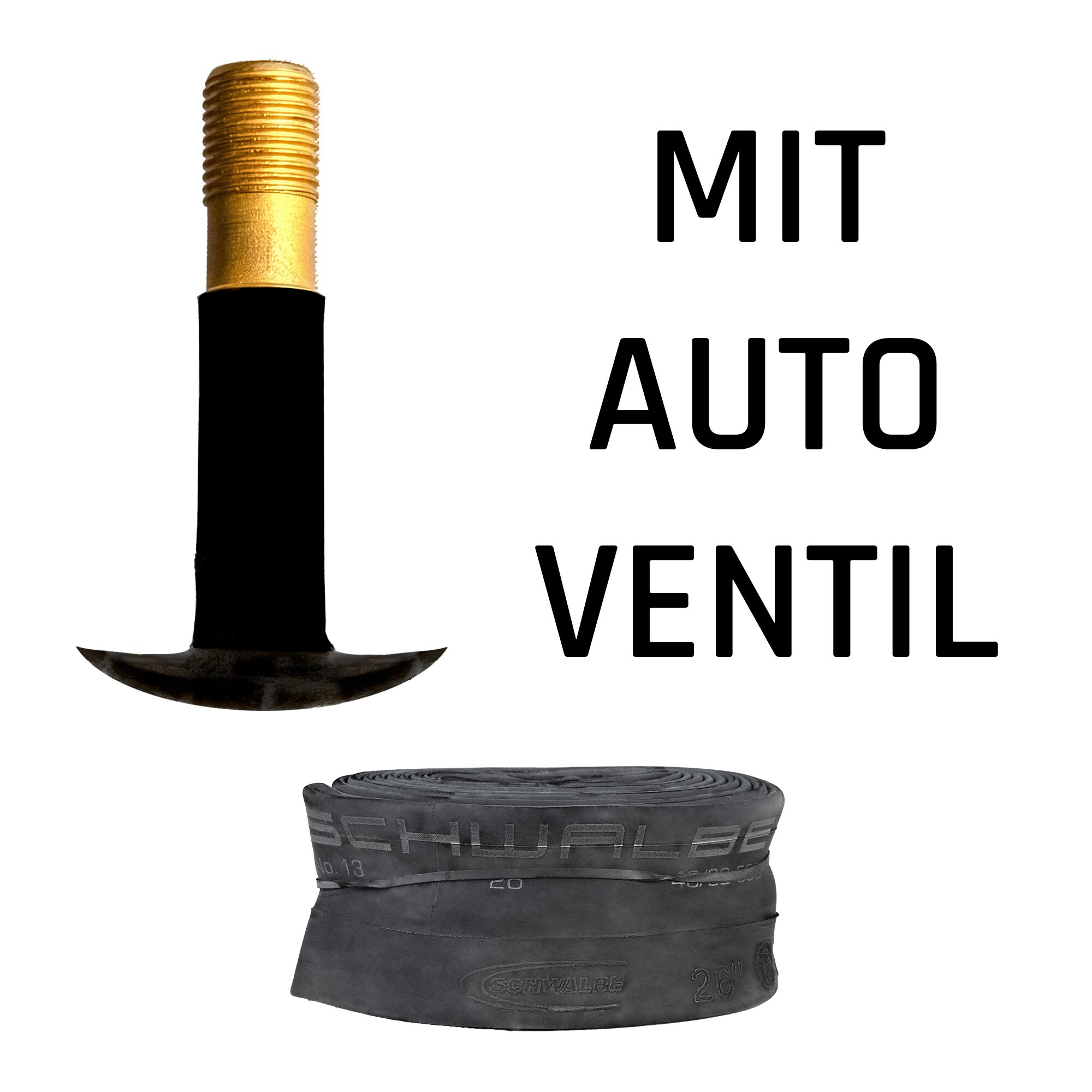 Schwalbe Fahrradschlauch universal Fahrradschl&auml;uche Fahrrad 1 Schlauch 12" x 1,75" - 2,25" AV 40 mm - Bild 1