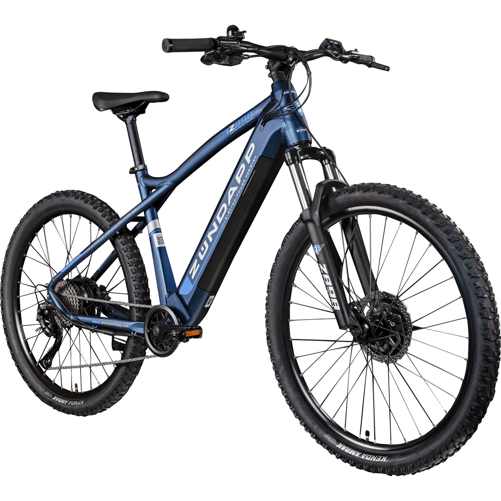 Zündapp Z898 E-Bike E Mountainbike 27,5 Zoll Pedelec 170 – 190 cm Hardtail MTB 10 Gang dunkelblau | 04255676603260