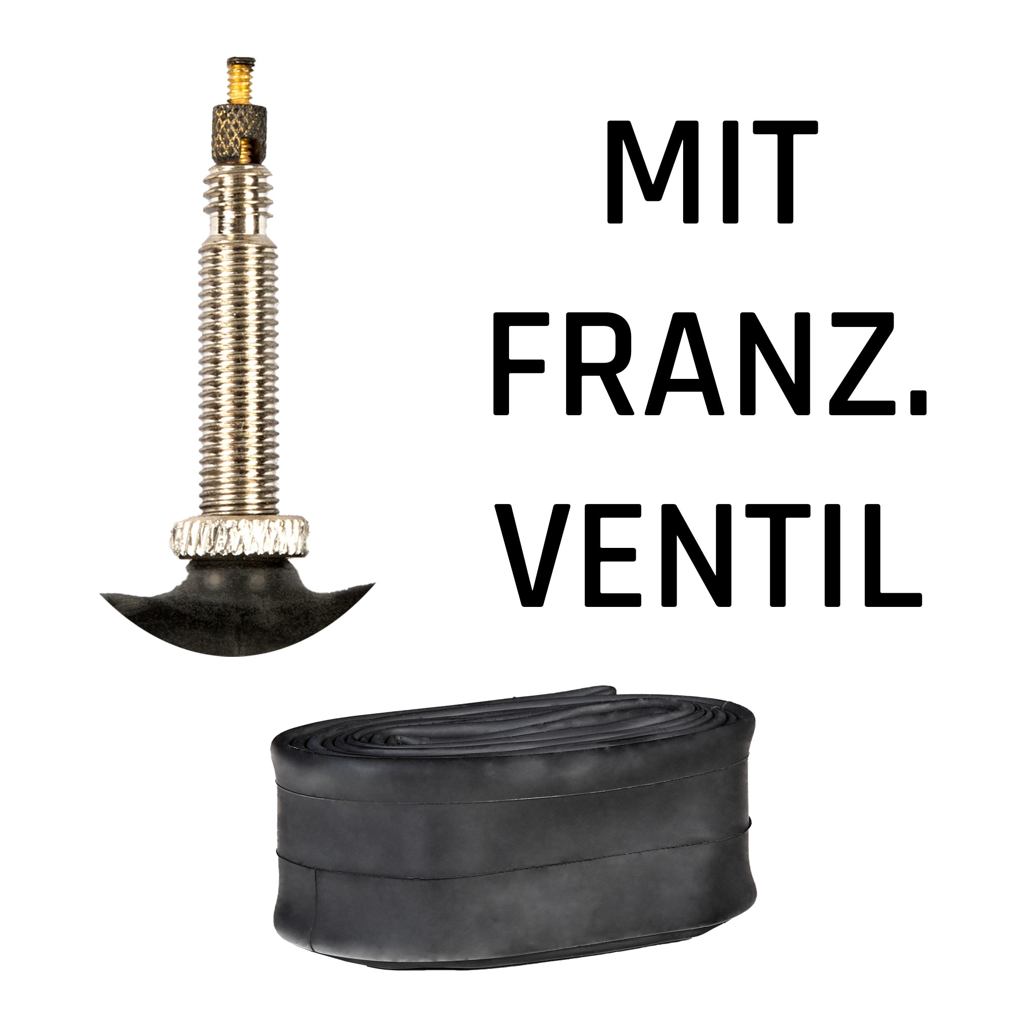 Continental Fahrradschlauch 10 - 29 Zoll Schlauch Fahrradschl&auml;uche AV DV FV Autoventil Schraderventil Franz&ouml;sisches Ventil Sclaverand Dunlop universal Schlauch - Bild 1