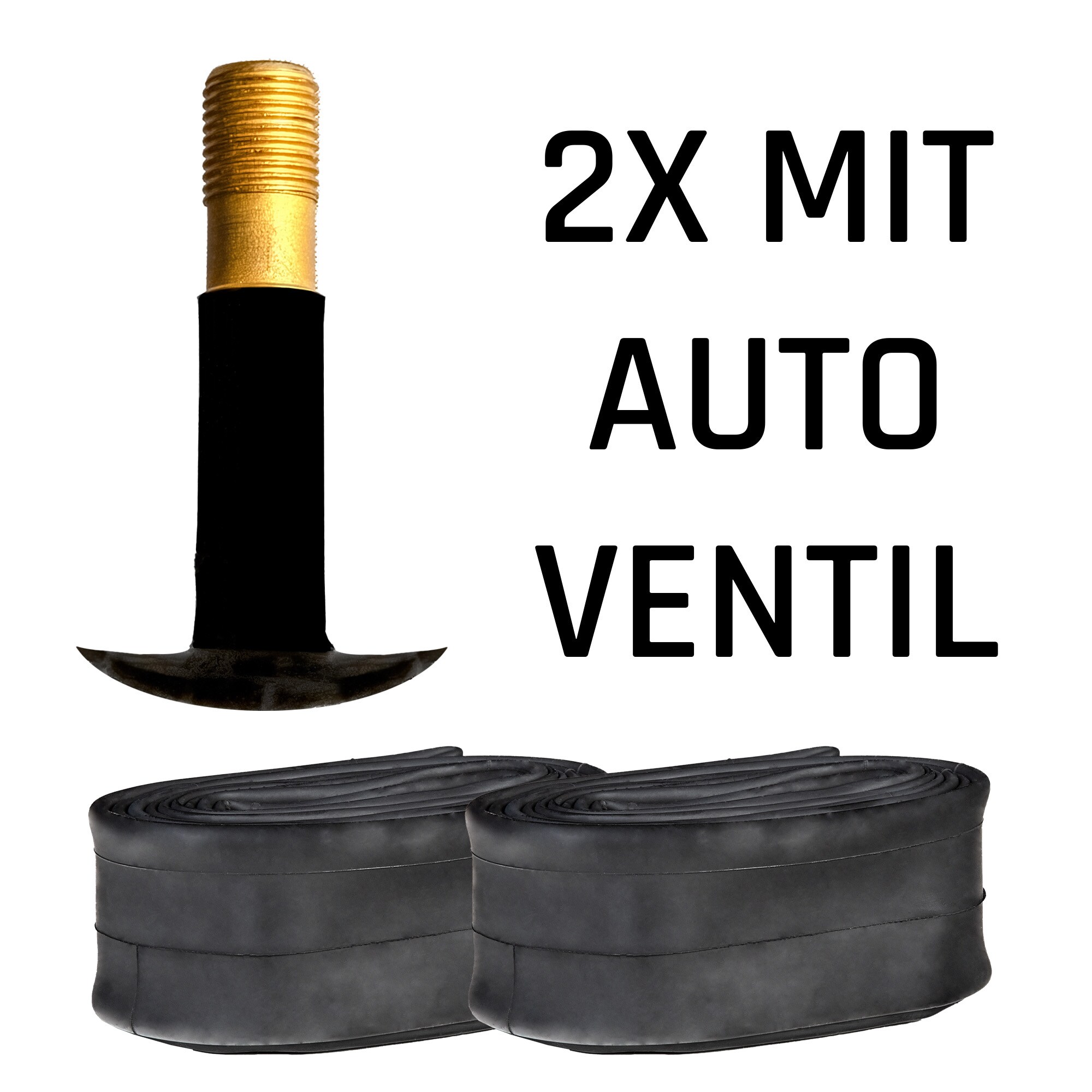 Continental Fahrradschlauch universal Fahrrad 2 Schl&auml;uche 28/29" x 1,75" - 2,50" AV 40 mm - Bild 1