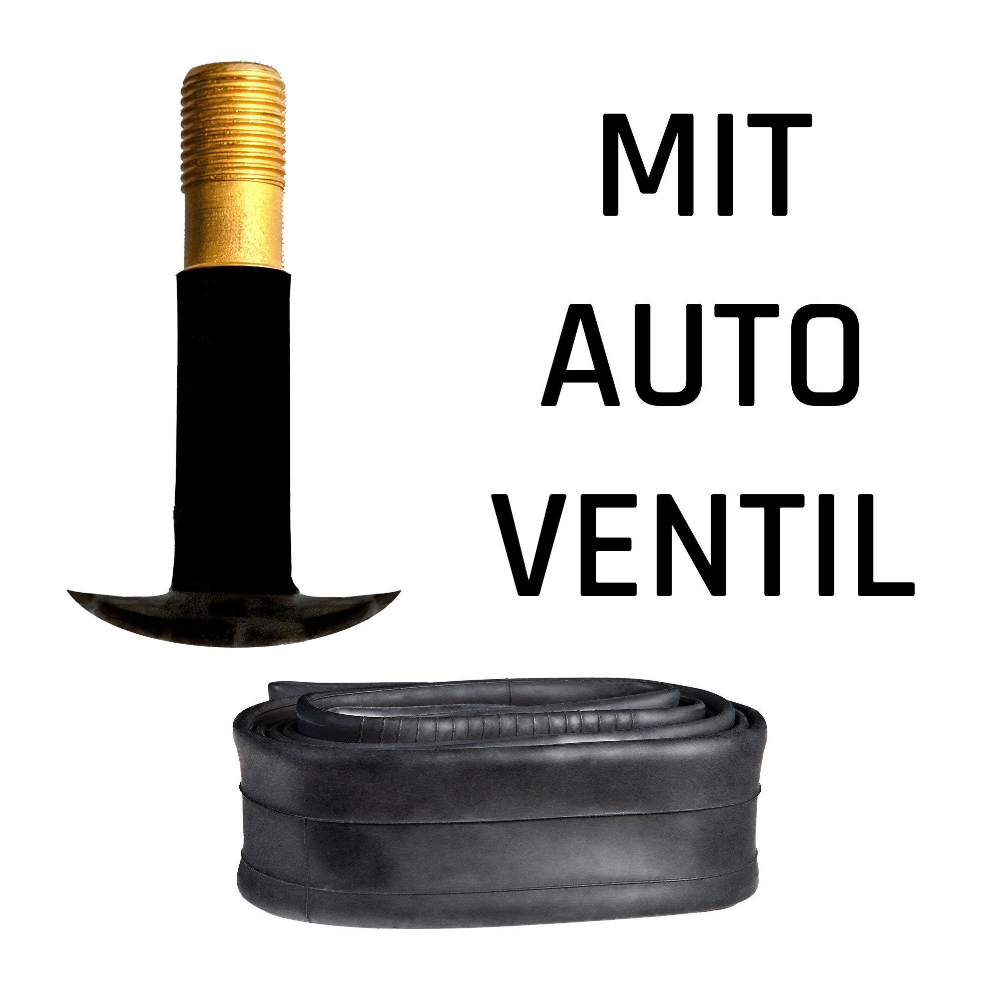 Fahrradschlauch 20 - 28 Zoll Auto Schrader Franz&ouml;sisches Ventil - Bild 1