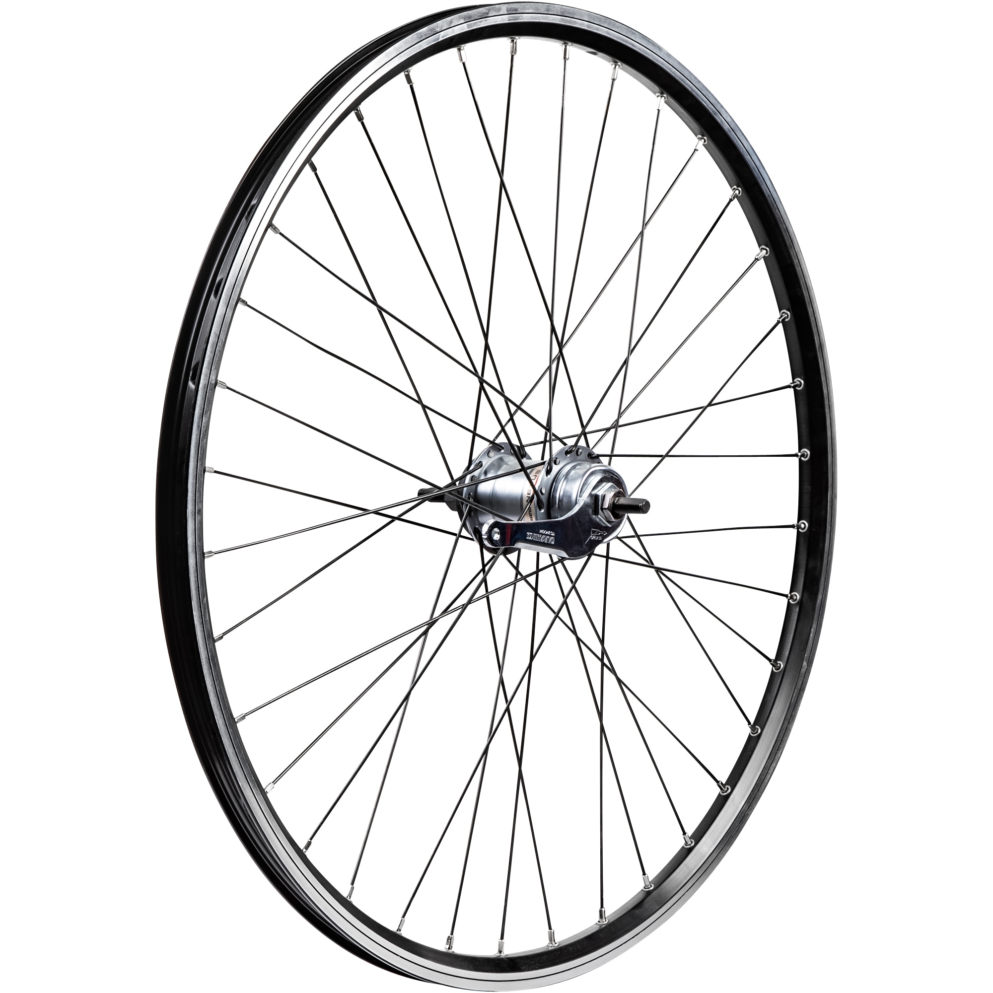 Z&uuml;ndapp Green 2.7 Hinterrad 26 Zoll Laufrad mit Shimano Nexus SG-3C41 Getriebenabe Felge Hohlkammerfelge hinten schwarz/schwarz - Bild 1