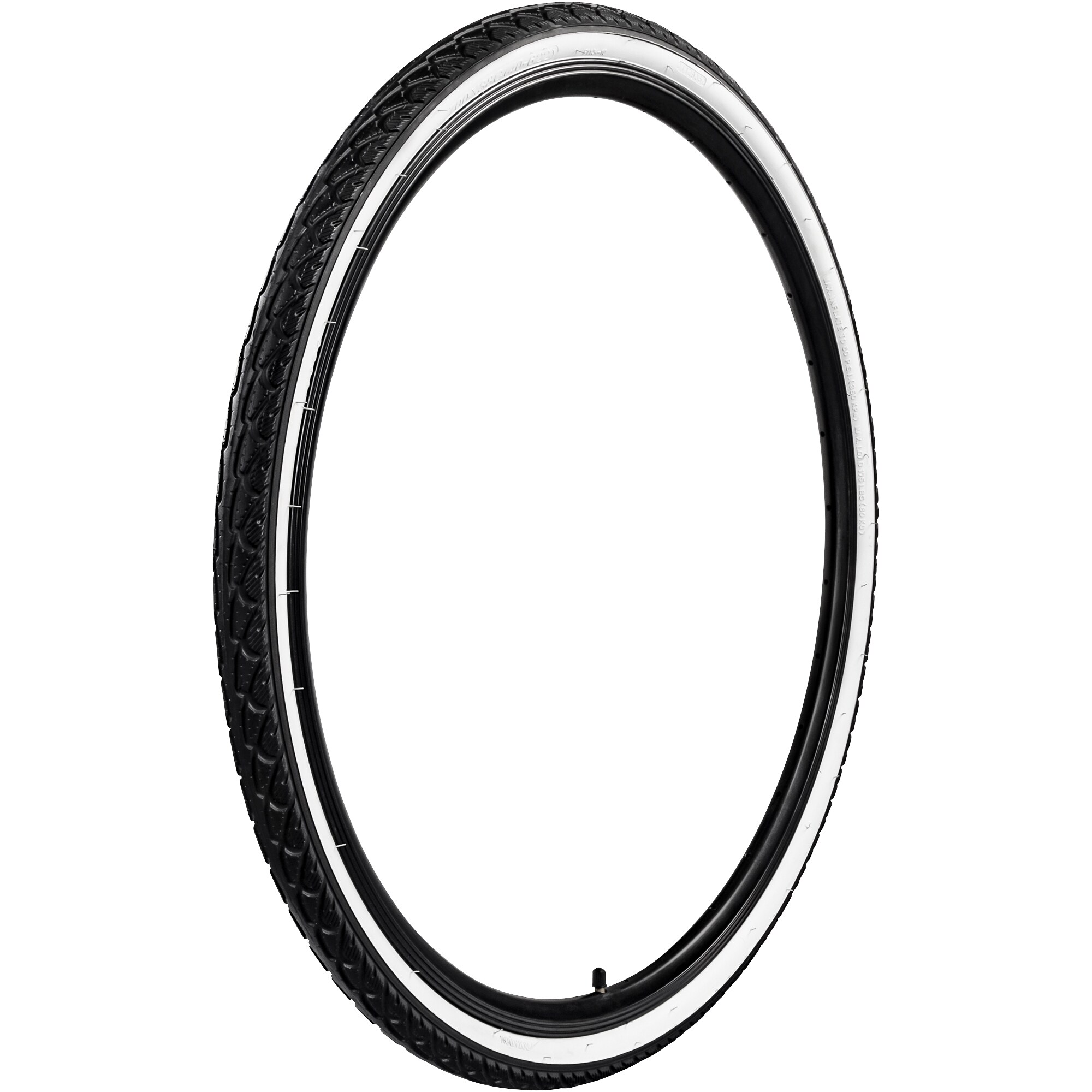 Pentagon Sports Fahrradreifen Drahtreifen Whitewall Cityreifen 1 Reifen 28 x 1,5" schwarz/wei&szlig; - Bild 1