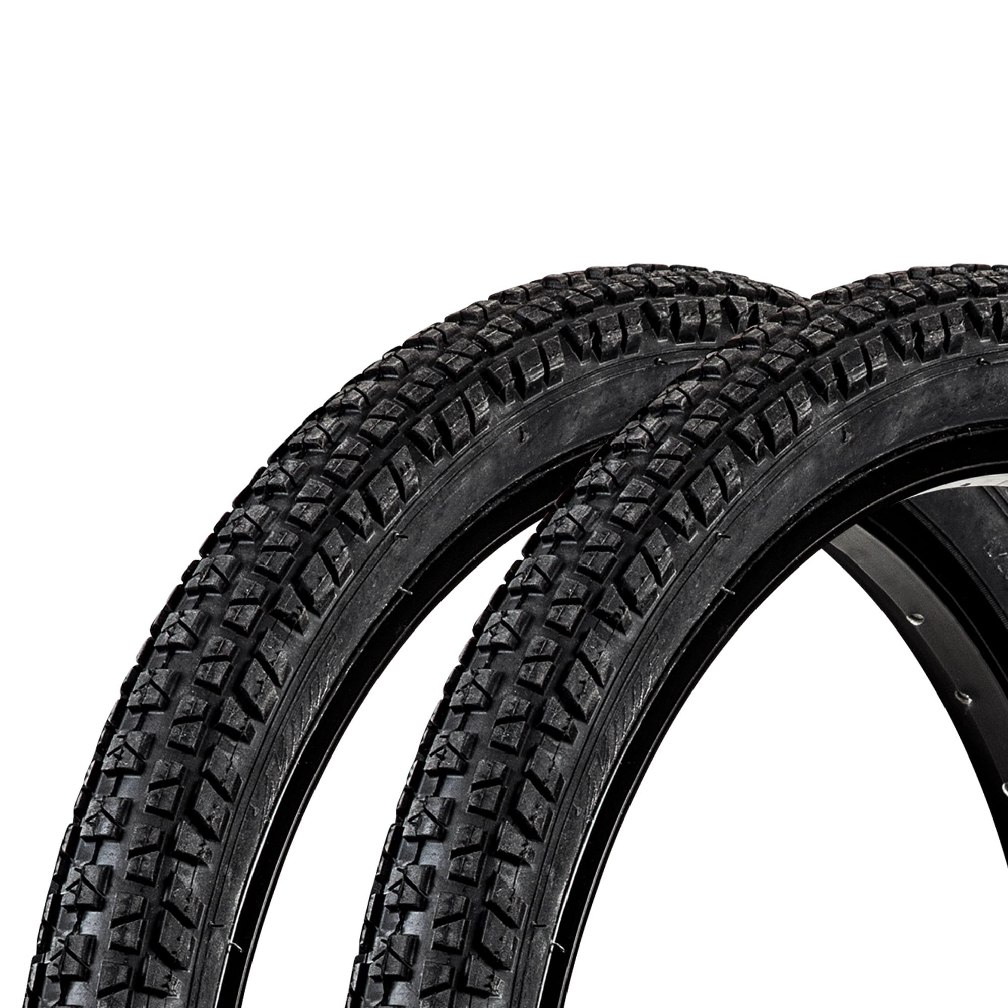 MTF BMX Fahrradreifen 20 Zoll 2 Reifen 20 x 2,125" schwarz Stollenprofil - Bild 1