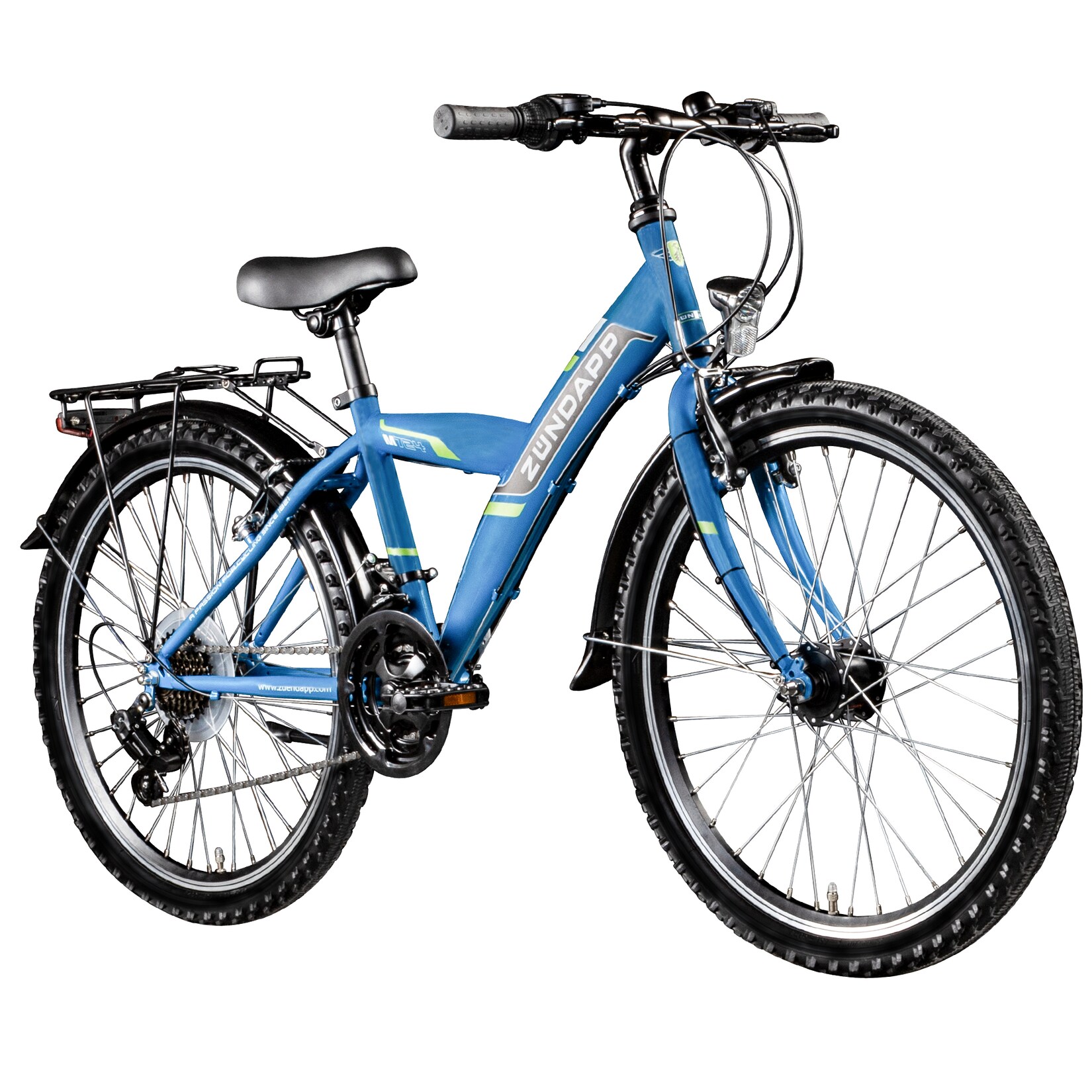 Zündapp M724 24 Zoll Fahrrad 130 – 145 cm MTB Jugendrad Kinderfahrrad blau | 04255676604519