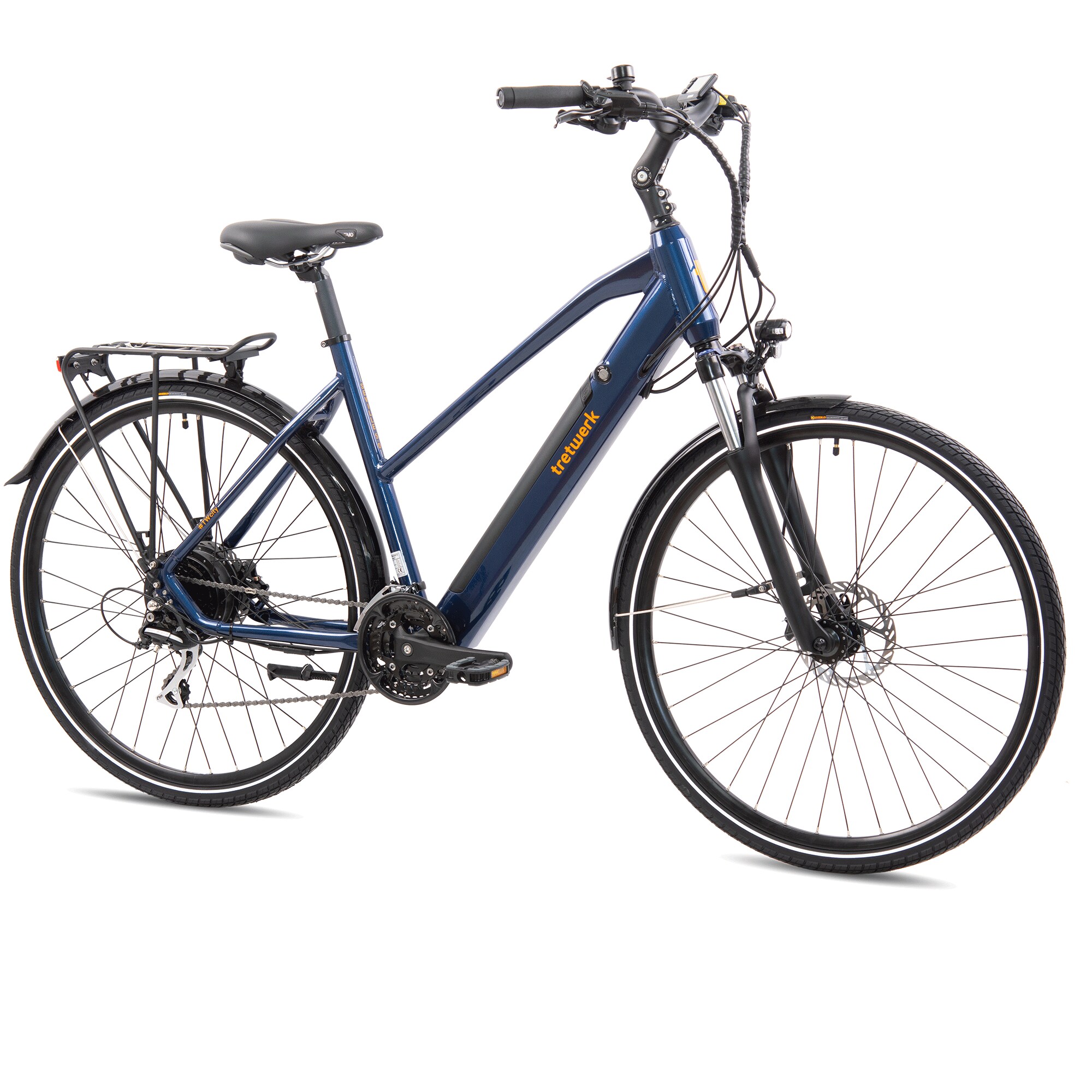 Tretwerk Seville 5.0 E Bike 28 Zoll Trekkingrad Damen 160 - 180 cm Elektrofahrrad 418 Wh - Bild 1