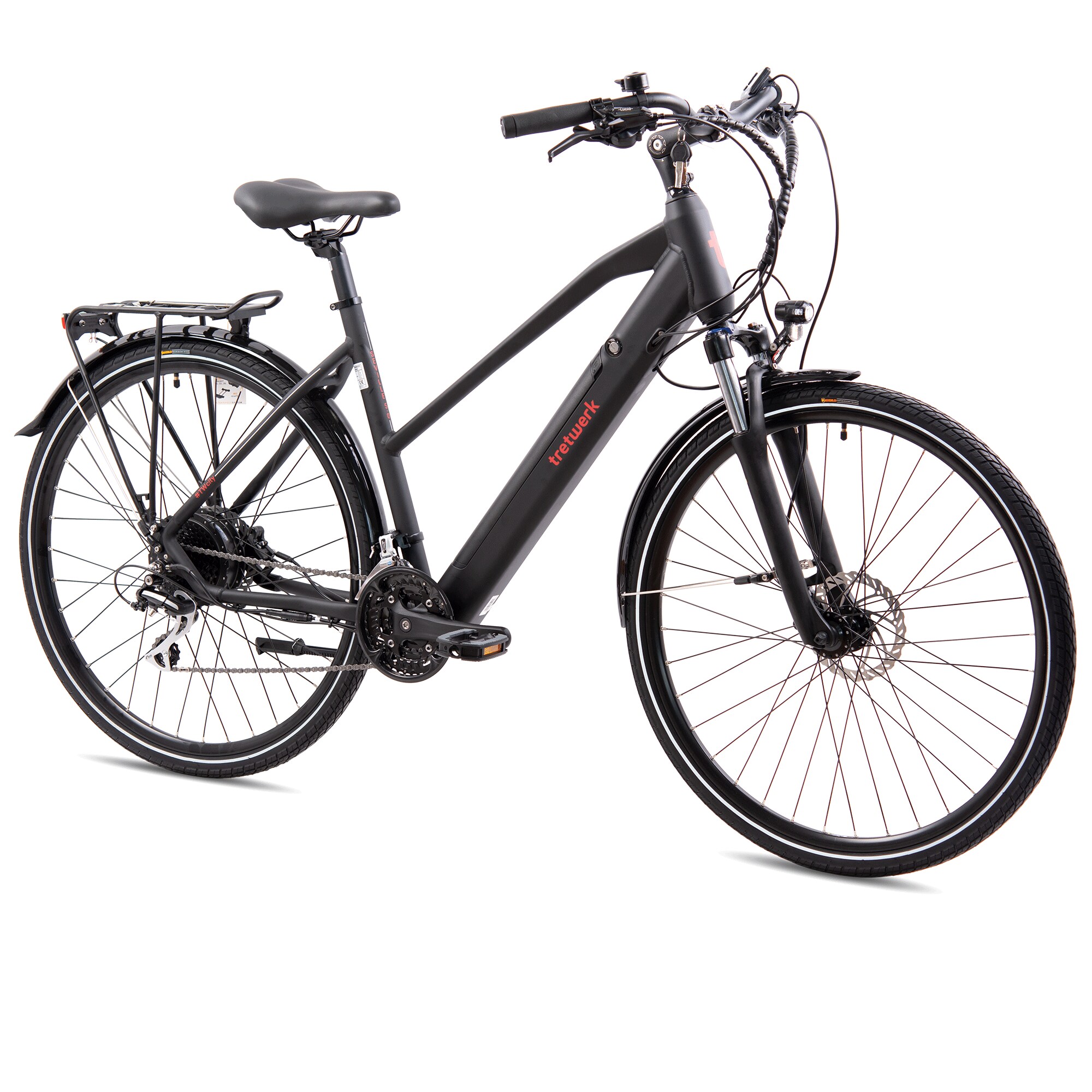 Tretwerk Seville 5.0 E Bike 28 Zoll Trekkingrad Damen 160 - 180 cm Elektrofahrrad 418 Wh - Bild 1