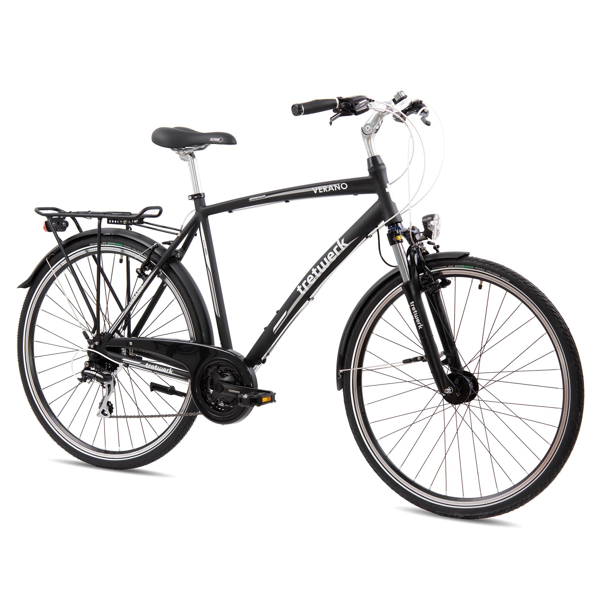 Tretwerk Verano Citybike 28 Zoll Damen oder Herren Fahrrad 160 - 180 cm Urban Bike 24 G&auml;nge - Bild 1