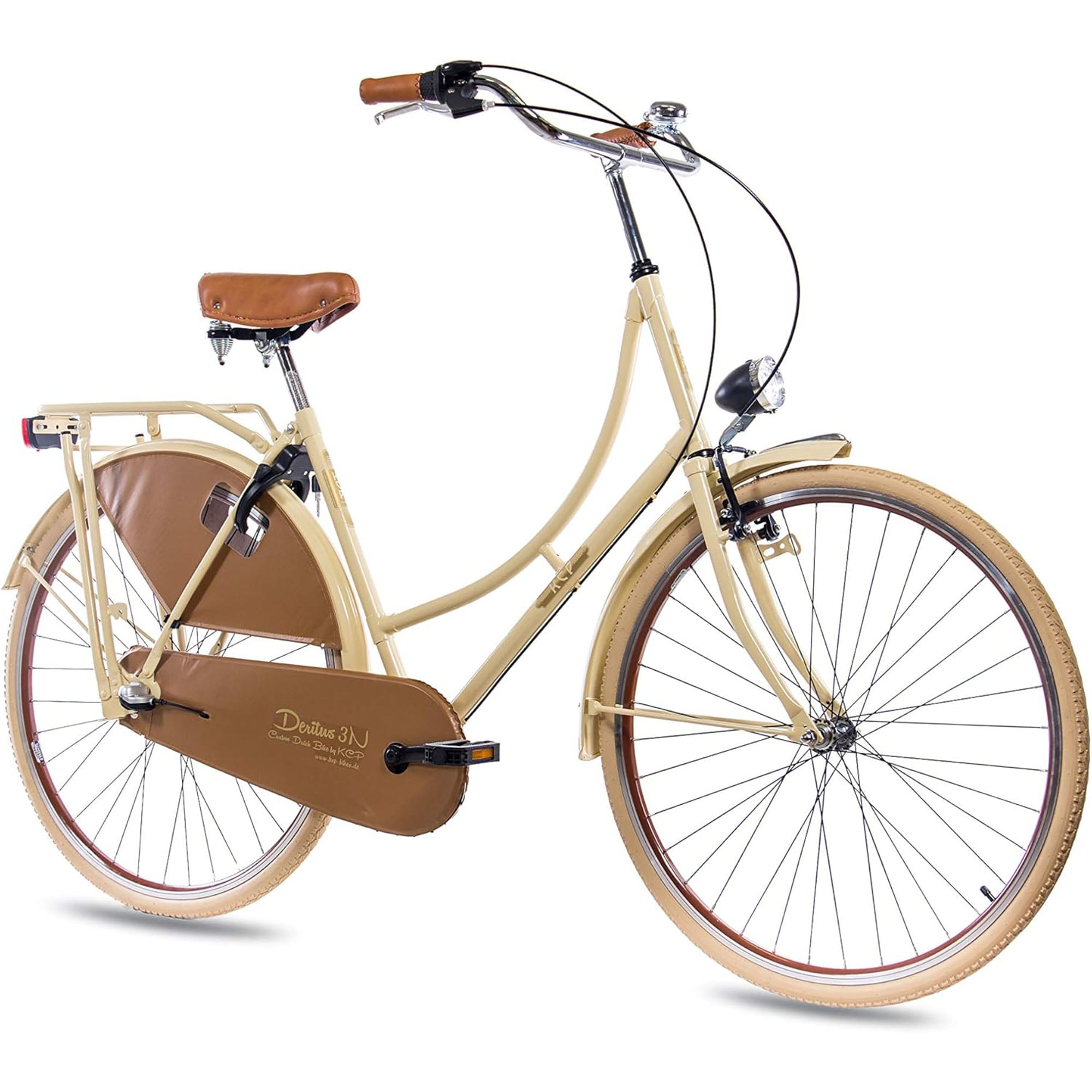 KCP Van Holland City Damen Fahrrad 28 Zoll Citybike Hollandrad mit 3 G&auml;ngen Cityrad Stadtrad 165 - 175 cm - Bild 1