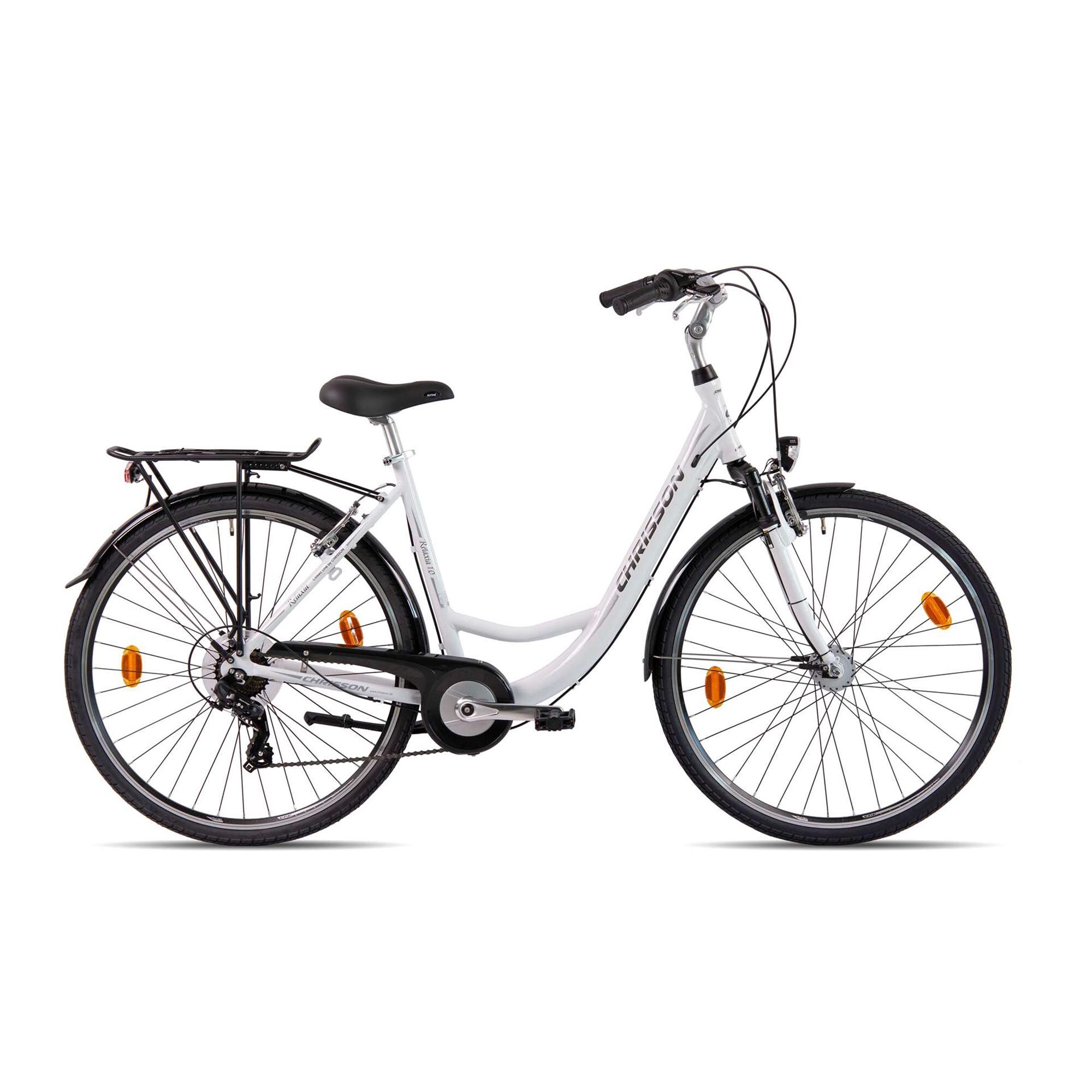 Chrisson Relaxa 1.0 Damenfahrrad 28 Zoll Hollandrad 155 - 175 cm Stadtrad 7 G&auml;nge wei&szlig; - Bild 1