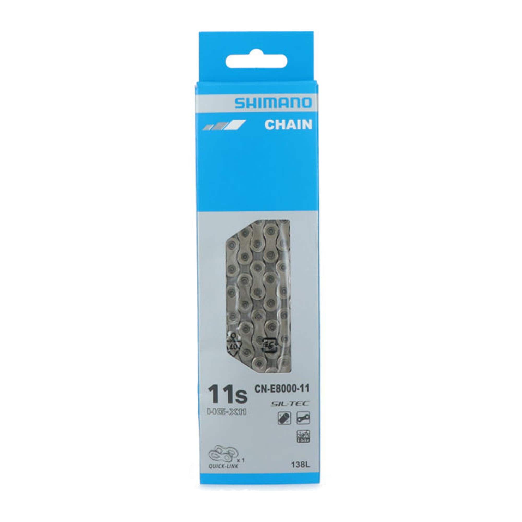 Shimano CN-E8000 Fahrradkette Sil-Tec 11-fach HG-X 116 Glieder Kette f&uuml;r Fahrrad E-Bike Steps mit Laufrichtung - Bild 1