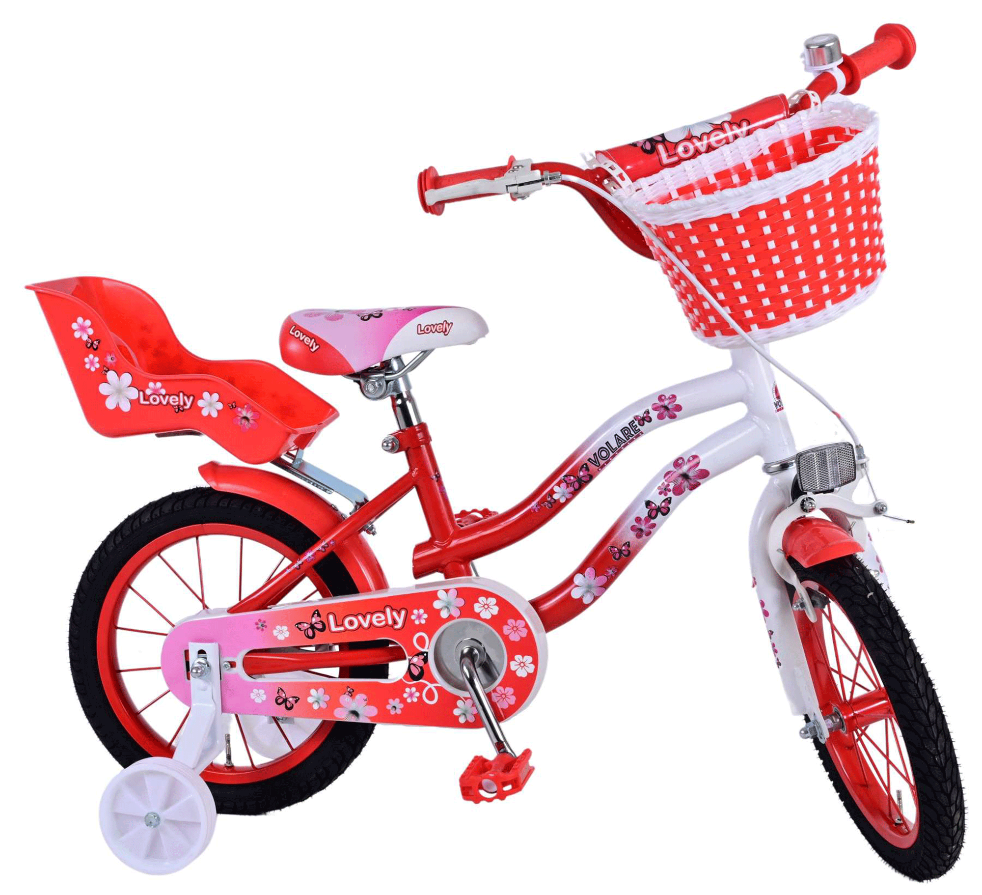 Volare Lovely Kinderfahrrad 14 Zoll M&auml;dchen Jungen ab 3,5 Jahre Kinder Fahrrad 100-115 cm Gr&ouml;&szlig;e - Bild 1