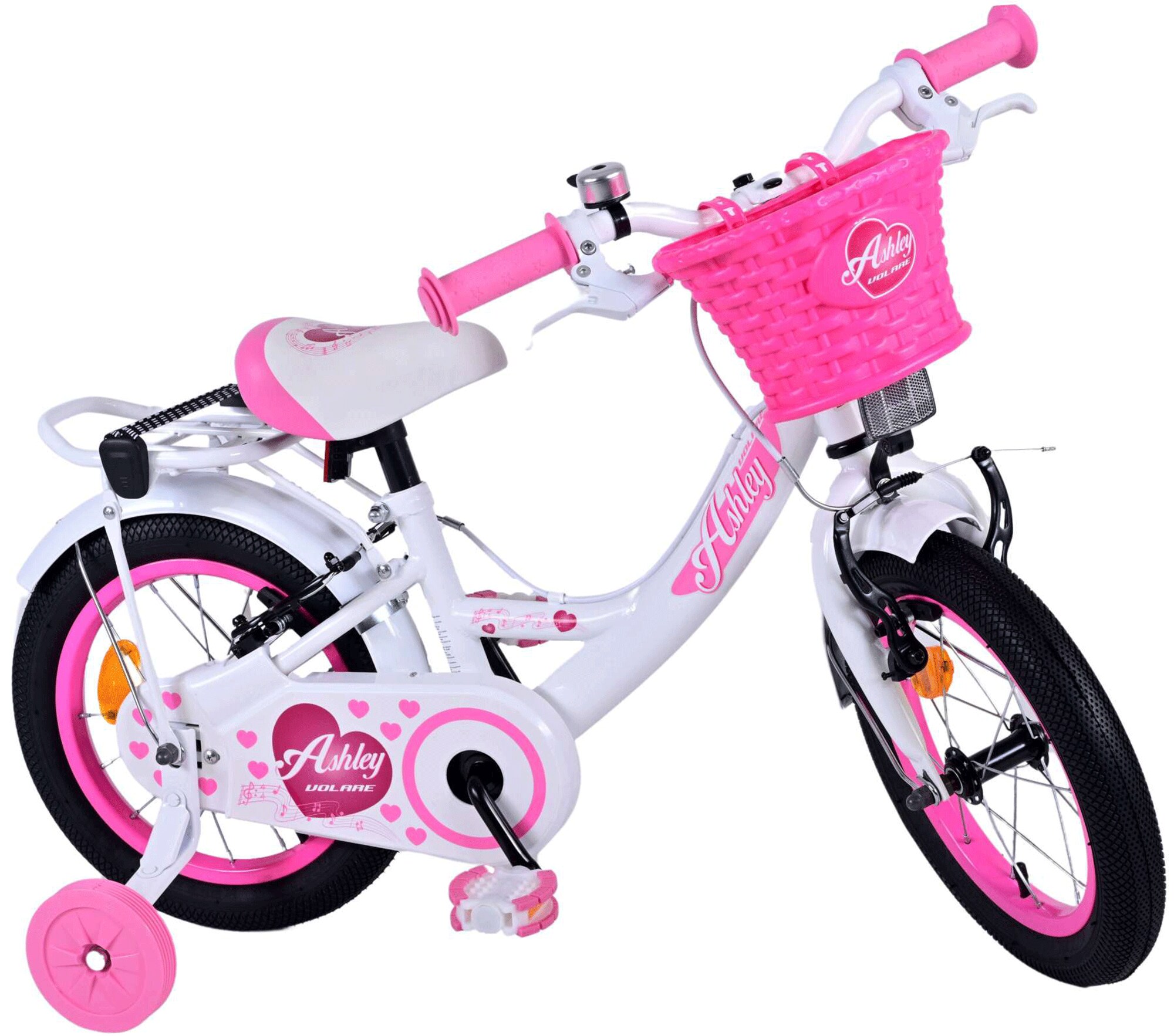Volare Ashley 14 Zoll Kinderfahrrad M&auml;dchen Jungen 3,5 - 5 Jahre Gr&ouml;&szlig;e 98 - 110 cm Fahrrad Kinder - Bild 1