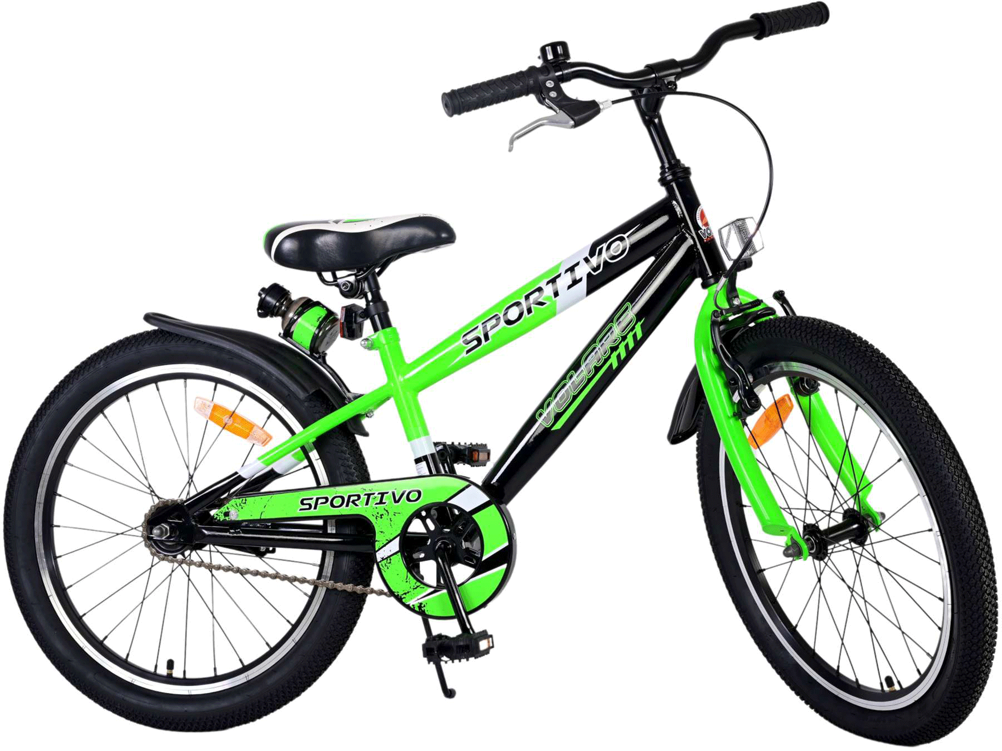 Volare Sportivo Kinderfahrrad 20 Zoll M&auml;dchen Jungen ab 6 - 8 Jahre 1 Gang Jugendfahrrad Fahrrad Kinder Bike mit R&uuml;cktrittbremse - Bild 1