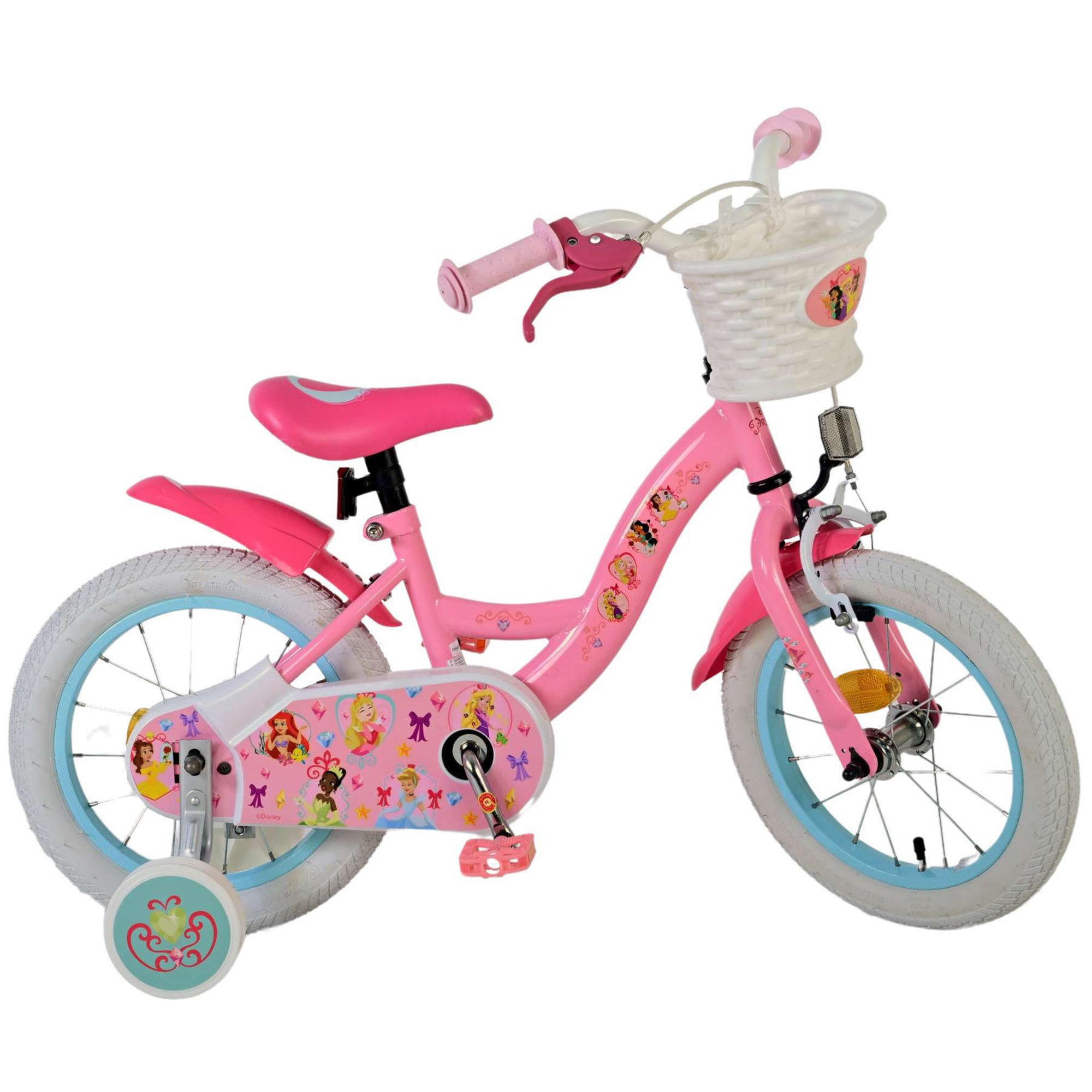 Disney Princess Kinderfahrrad 14 Zoll M&auml;dchen Jungen 100 - 115 cm ab 3,5 Jahre Kinder Fahrrad - Bild 1