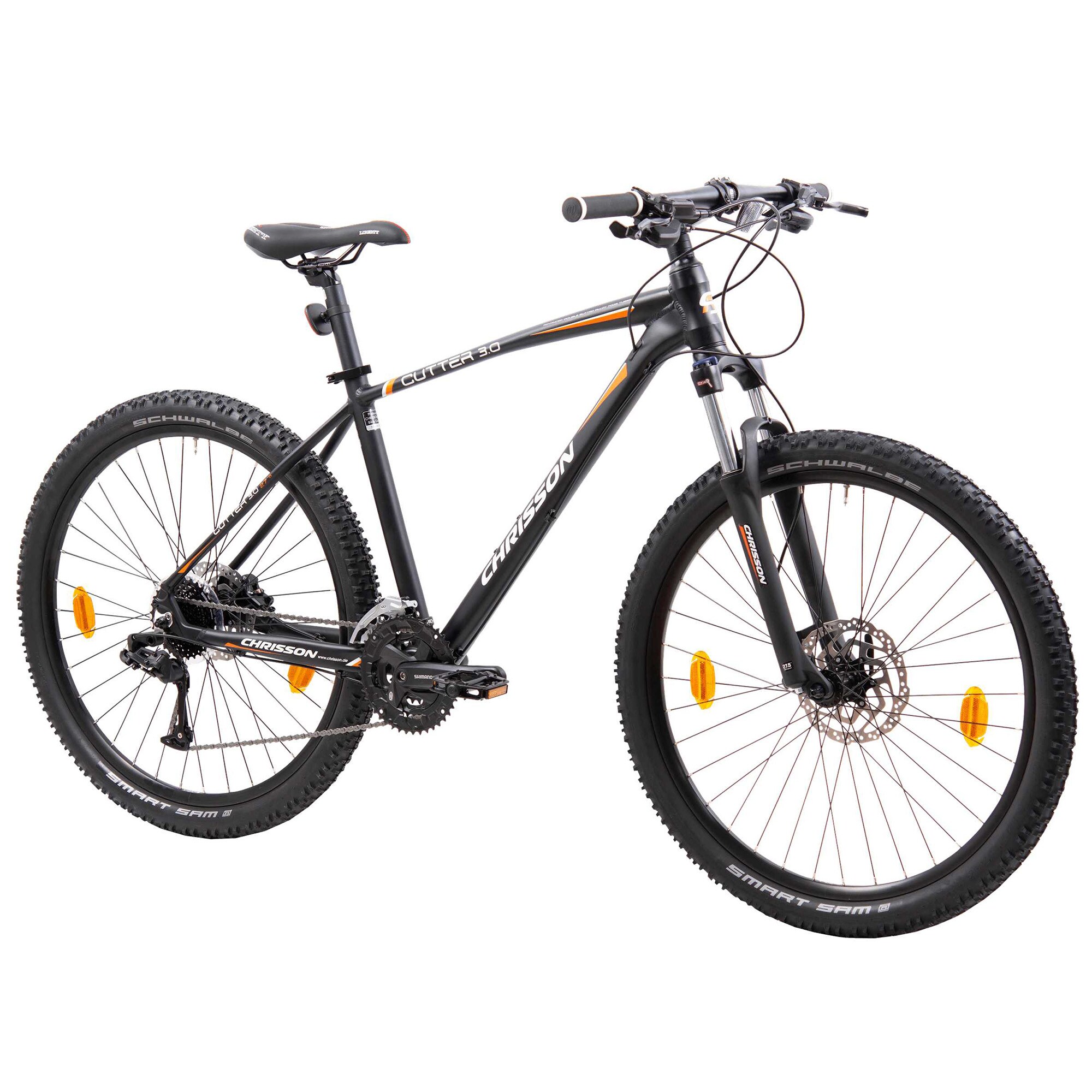Chrisson Cutter 3.0 Mountainbike 27,5 Zoll MTB f&uuml;r Jugendliche und Erwachsene Hardtail 27 G&auml;nge Mountain Bike 650B 165 - 190 cm - Bild 1