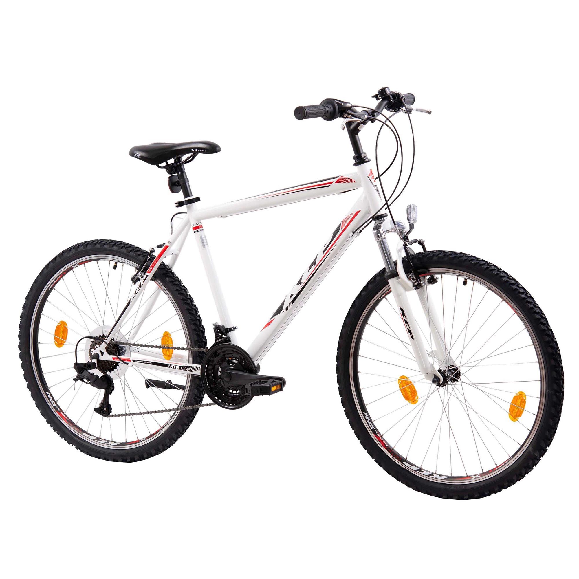 Chrisson MTB One Mountainbike 26 Zoll Herren Damen 175 - 185 cm Hardtail MTB 21 G&auml;nge Scheibenbremsen Fahrrad - Bild 1