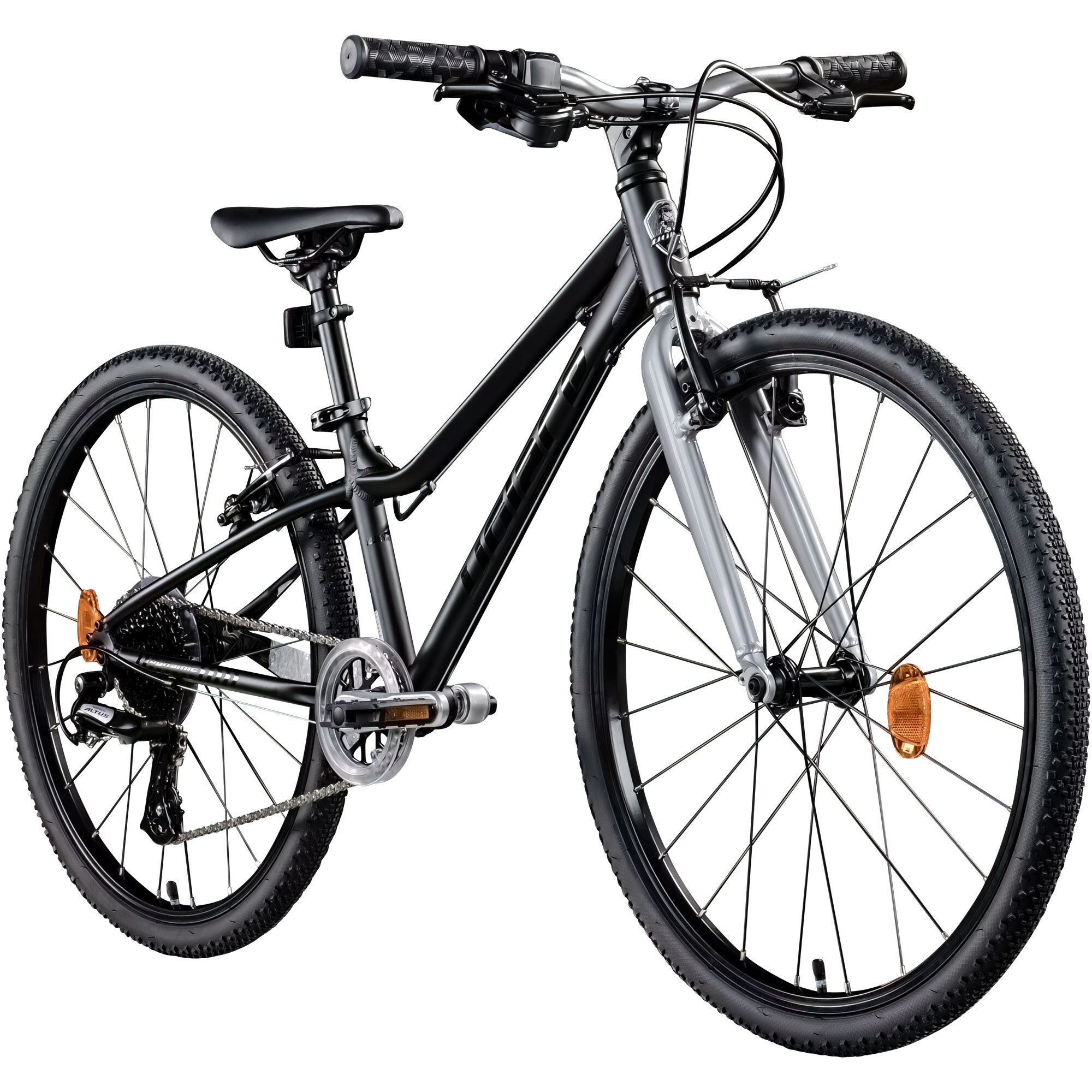 Volare Dynamic Jugendfahrrad 24 Zoll ab ca. 8 Jahren M&auml;dchen Jungen Fahrrad 130 - 145 cm 8 Gang - Bild 1