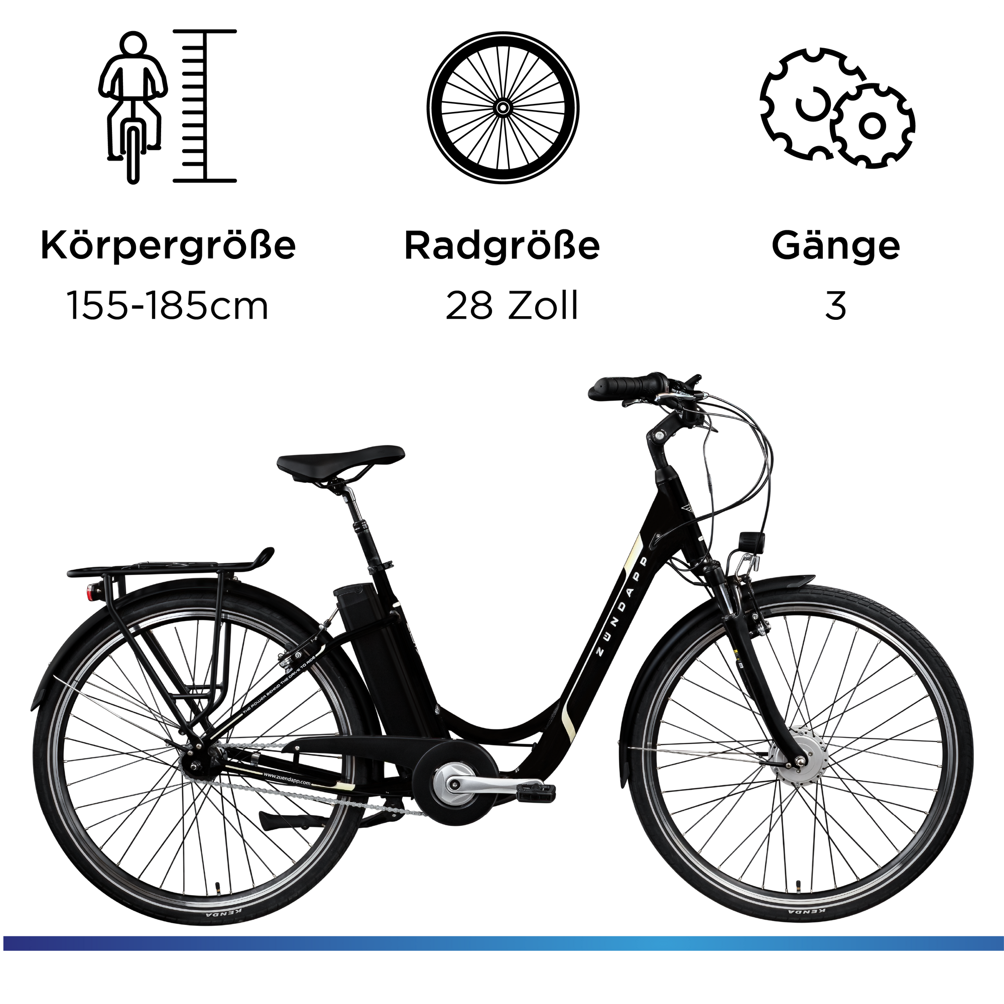 Zndapp Z517 E Bike 28 Zoll Pedelec Hollandrad E Fahrrad Damen 155 - 190 cm  mit 7 Gang Nabenschaltung Rcktritt Citybike Nabenmotor online kaufen bei  Netto