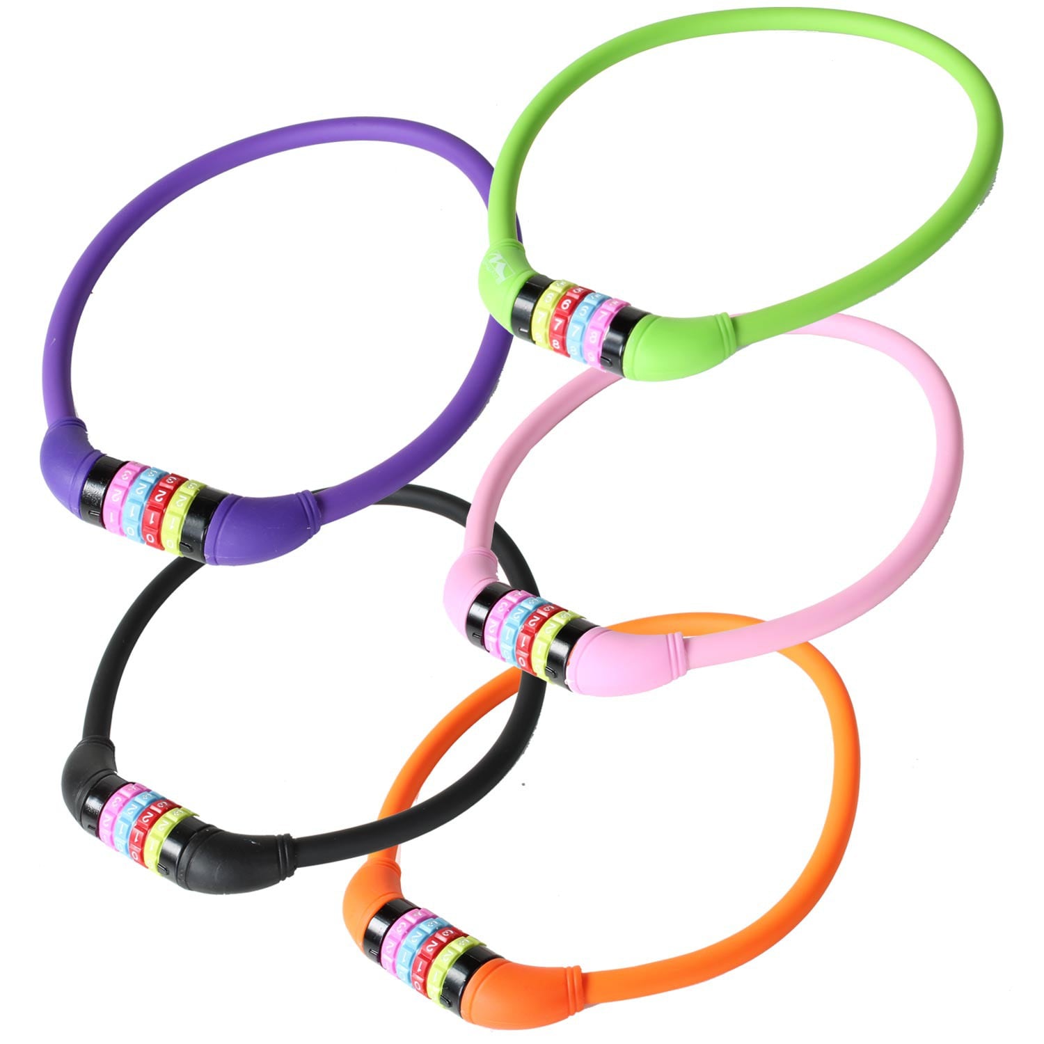 M-Wave DS 12.6,5 S Fahrradschloss Kinder Zahlenschloss orange - Bild 1