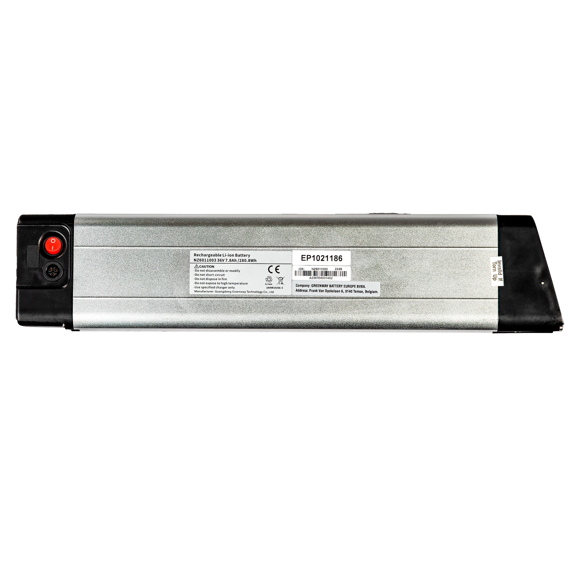 Z&uuml;ndapp Z101 Akku 36V 7,8Ah 280,8Wh 3 Pin Batterie Rahmenakku Pedelec Lithium Ionen E-Bike Fahrradakku Li-Ion Ersatzakku Faltrad Klapprad - Bild 1