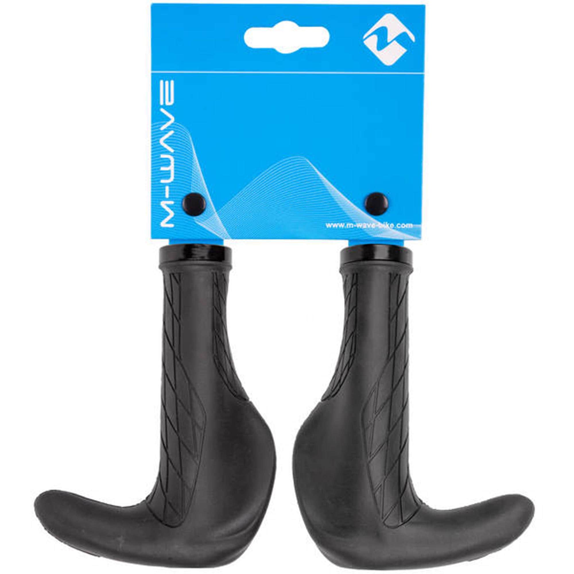 M-Wave Cloud Ergomax Fix BE Fahrradgriffe Lenkergriffe Fahrrad 140 mm Fahrrad Griffe Set ergonomisch - Bild 1