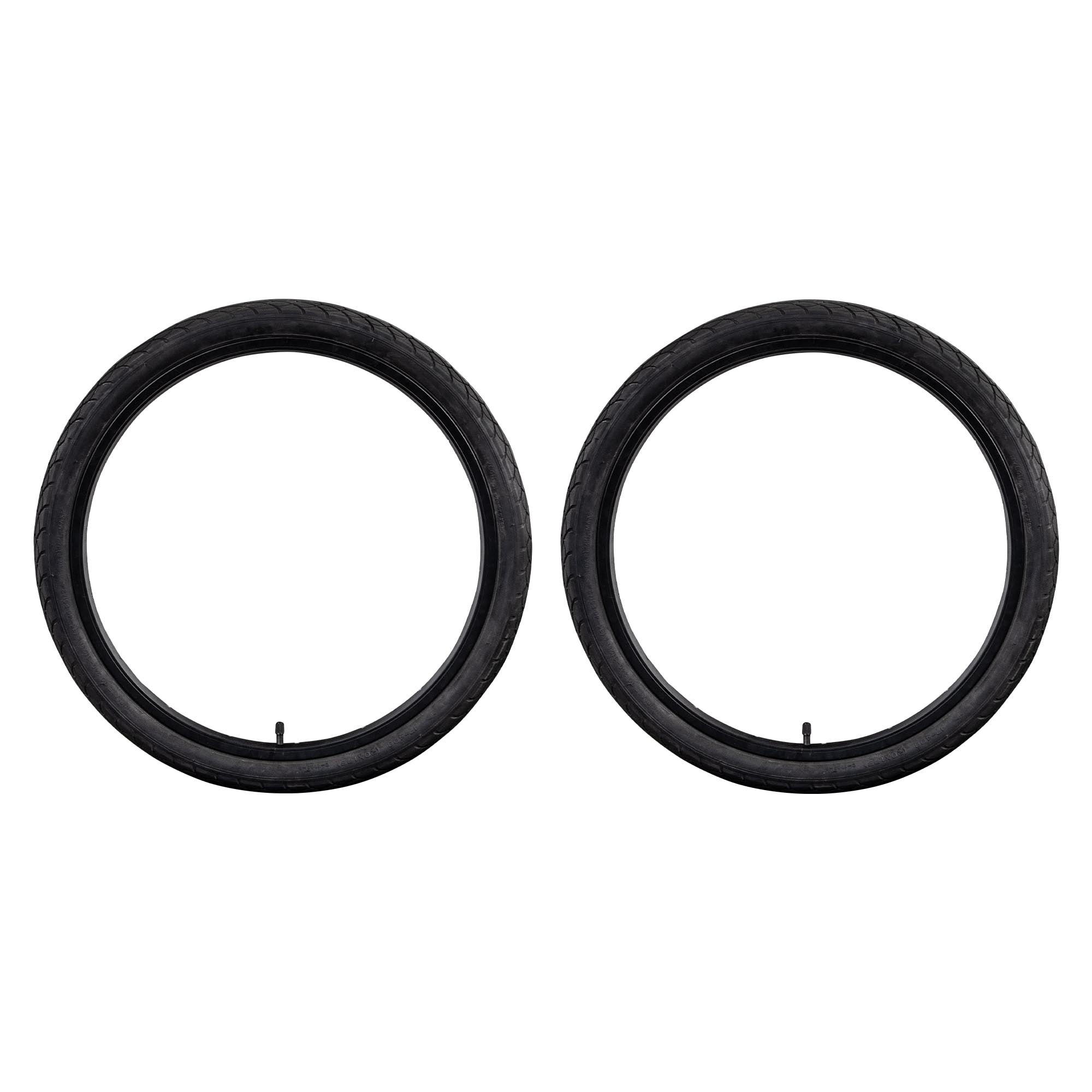 CST Fahrradreifen mit Stra&szlig;enprofil City Kinderrad 2 Reifen 20 x 1,75" schwarz - Bild 1