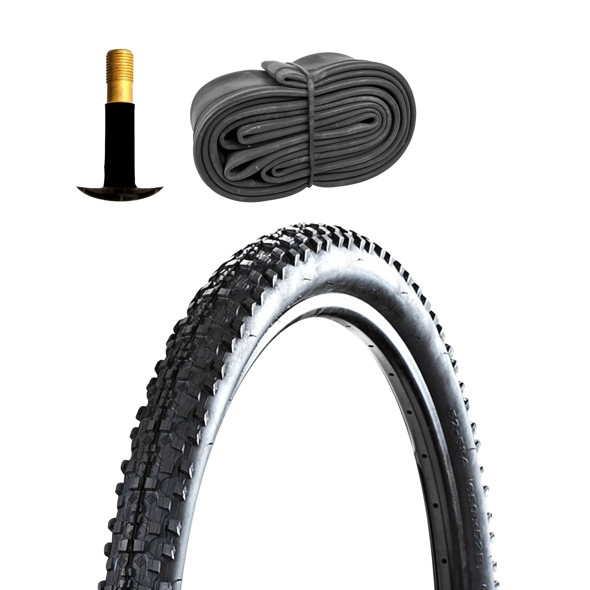 Kenda K1027 Fahrradreifen MTB Mountainbike 1 Reifen 27,5 x 2,10" schwarz mit 1 Schlauch AV - Bild 1