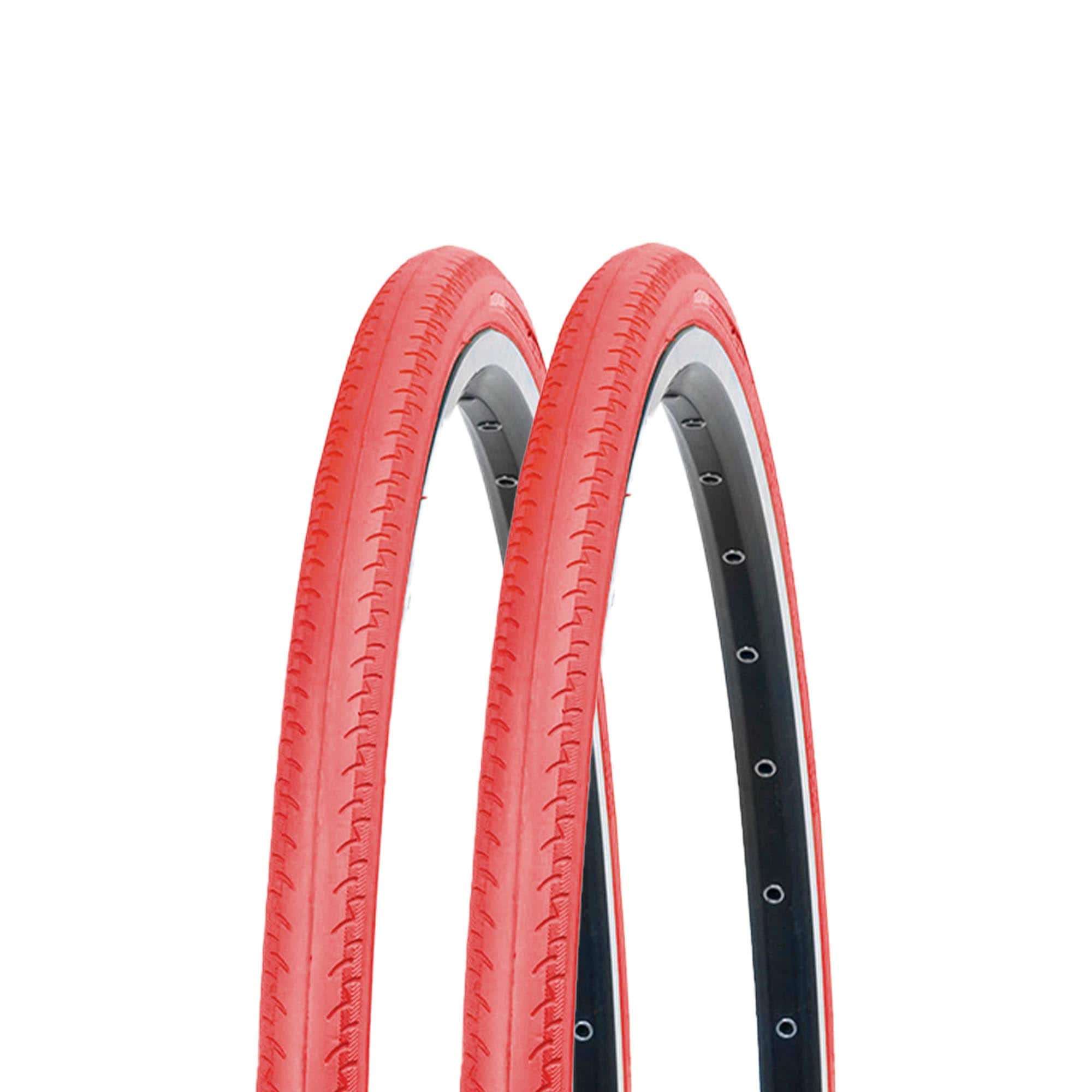 Kenda Kontender K-196 Fahrradreifen 28 x 1,0 Zoll bzw. 700 x 26c Fahrrad 2 Reifen rot - Bild 1