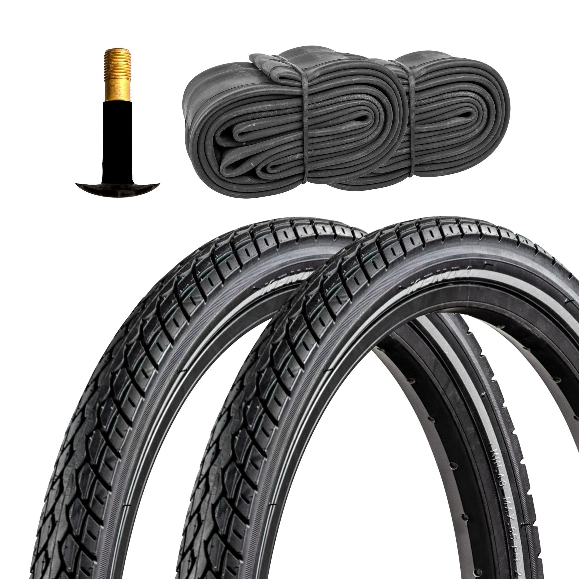 Z&uuml;ndapp Fahrradreifen 20 x 1,75 Zoll Z101 / Green 1.0 / ZF20 / ZF40 mit Reflexstreifen 2 Reifen mit 2 Schl&auml;uchen AV - Bild 1