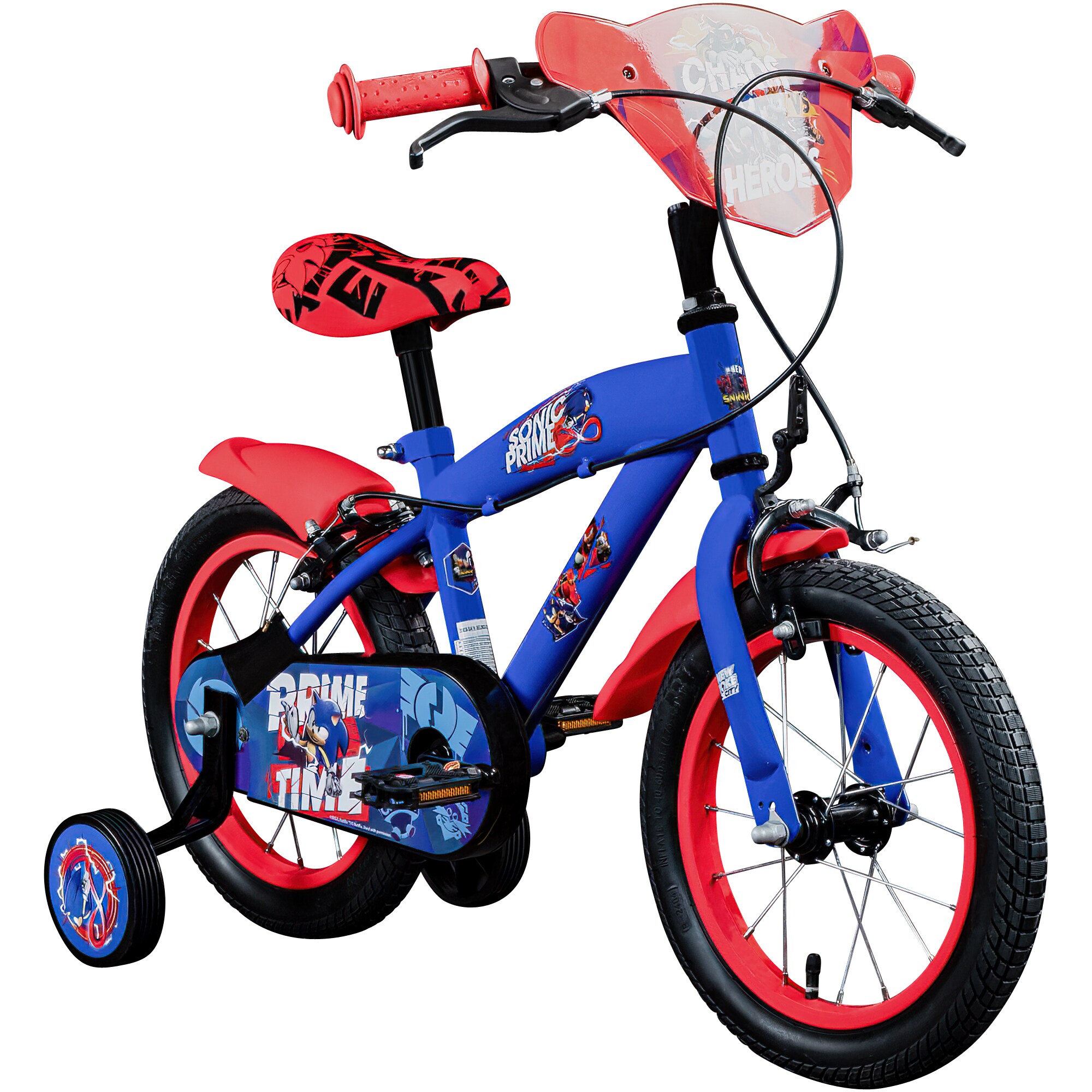 Volare Sonic Kinderfahrrad 14 Zoll Jungen M&auml;dchen 100 - 115 cm Fahrrad ab ca. 3,5 Jahre mit St&uuml;tzr&auml;der und V-Brakes - Bild 1