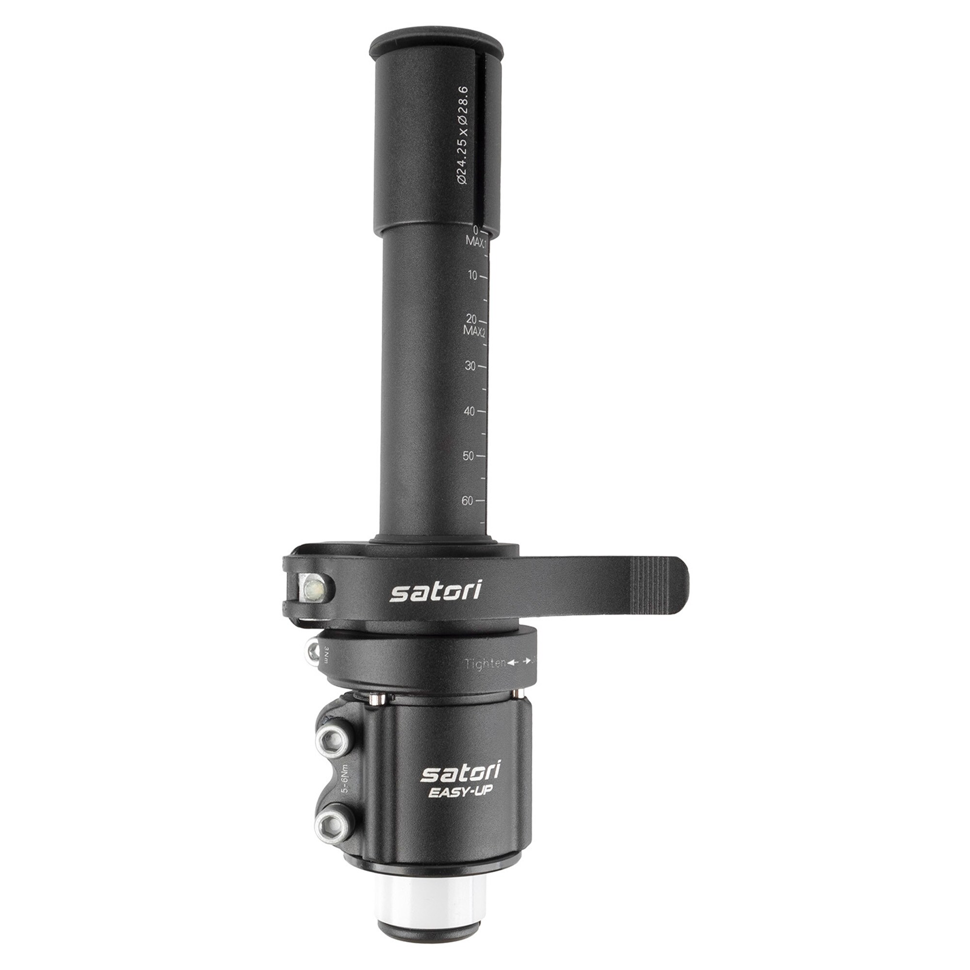 Satori Easy Up Vorbau Erh&ouml;hung  E Bike Fahrrad Vorbauerh&ouml;hung mit Schnellspanner verstellbar Lenkererh&ouml;hung - Bild 1