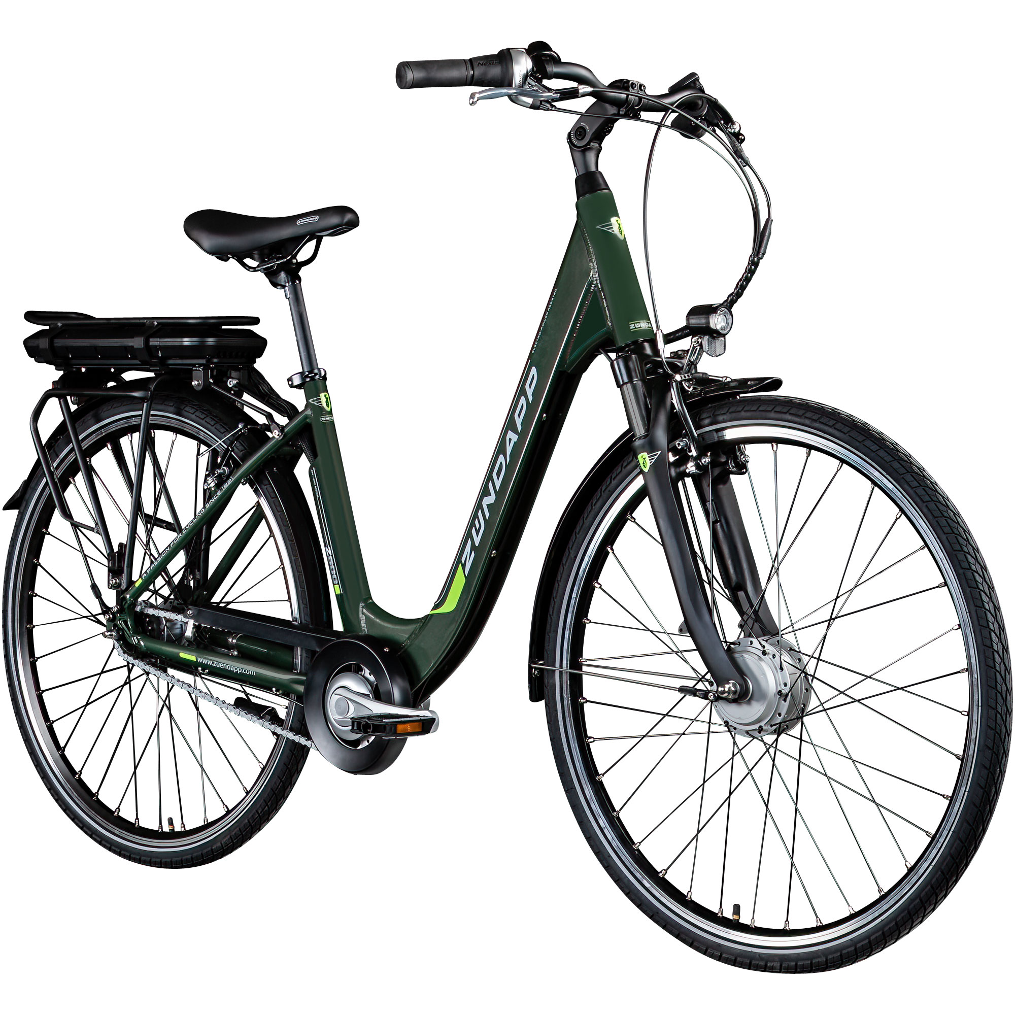 Z&uuml;ndapp Z600 City E Bike Damen 28 Zoll Elektrofahrrad 7 Gang Nabenschaltung 150 - 165 cm Elektro Damenfahrrad khaki - Bild 1