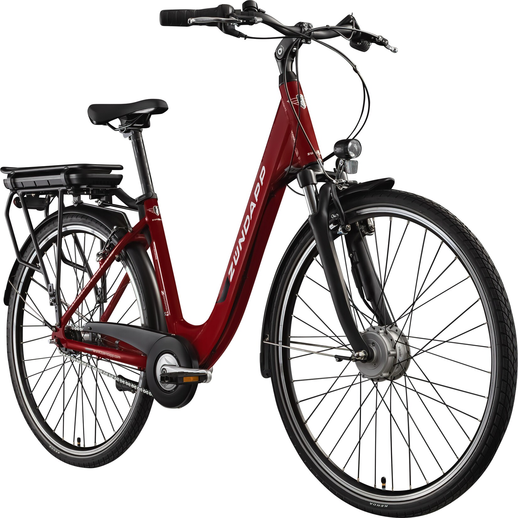 ZÜNDAPP E-Bike City »Z600«, 28 Zoll, RH: 47 cm, 7-Gang, rot