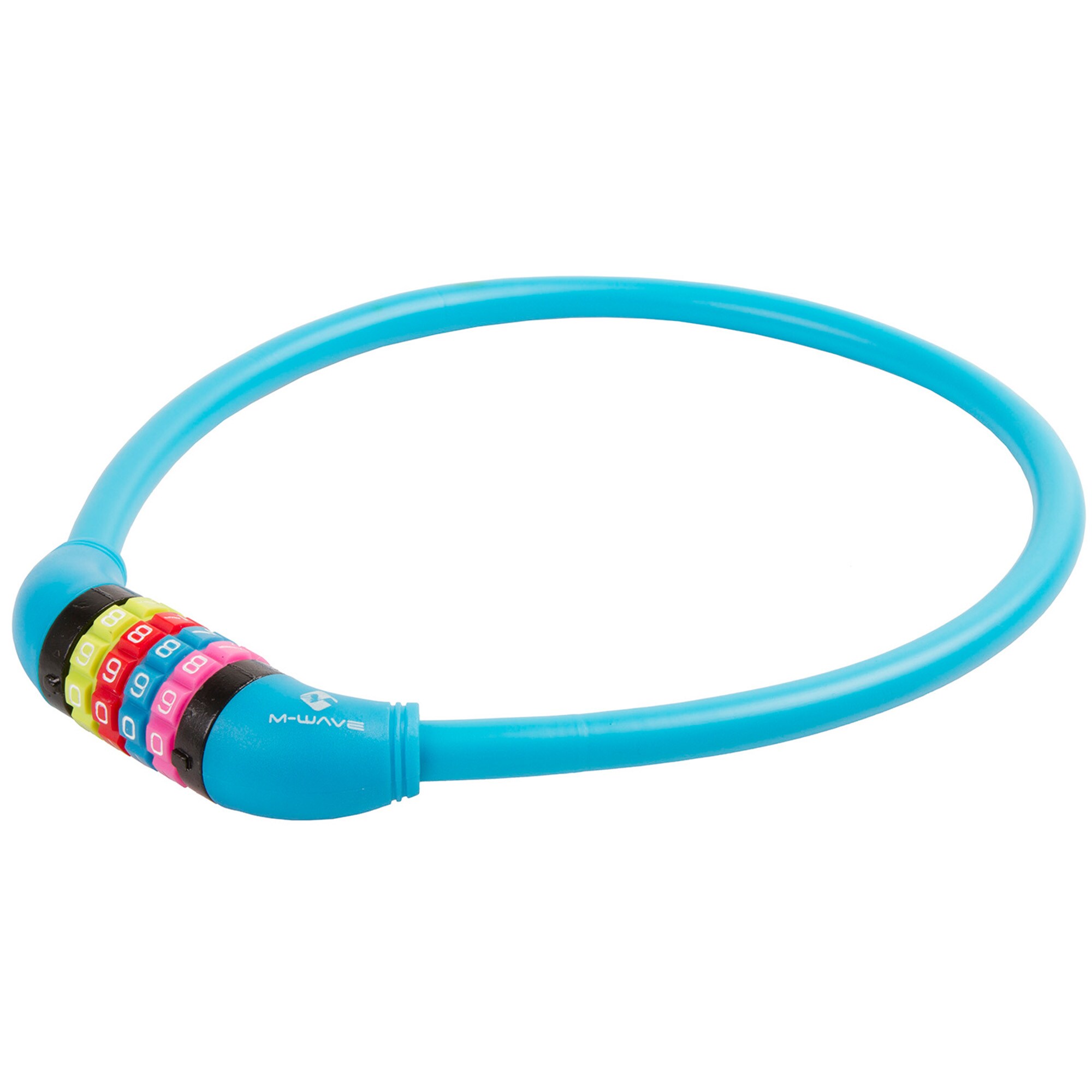 M-Wave DS 12.6,5 S Fahrradschloss Kinder Zahlenschloss blau - Bild 1