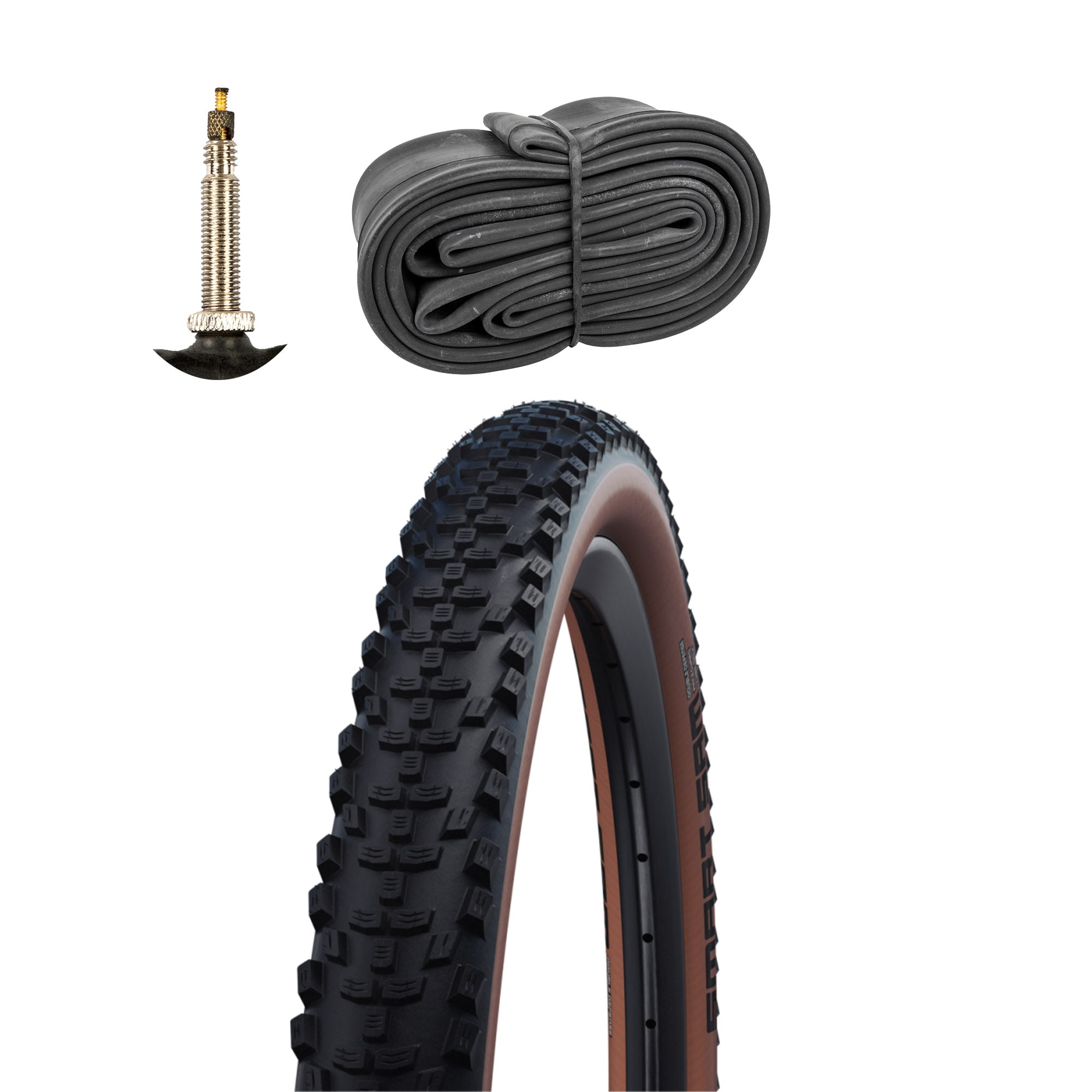 Schwalbe Smart Sam HS624 Fahrradreifen Addix Performance Fahrradmantel Fahrrad MTB 1 Reifen mit Schlauch FV - Bild 1