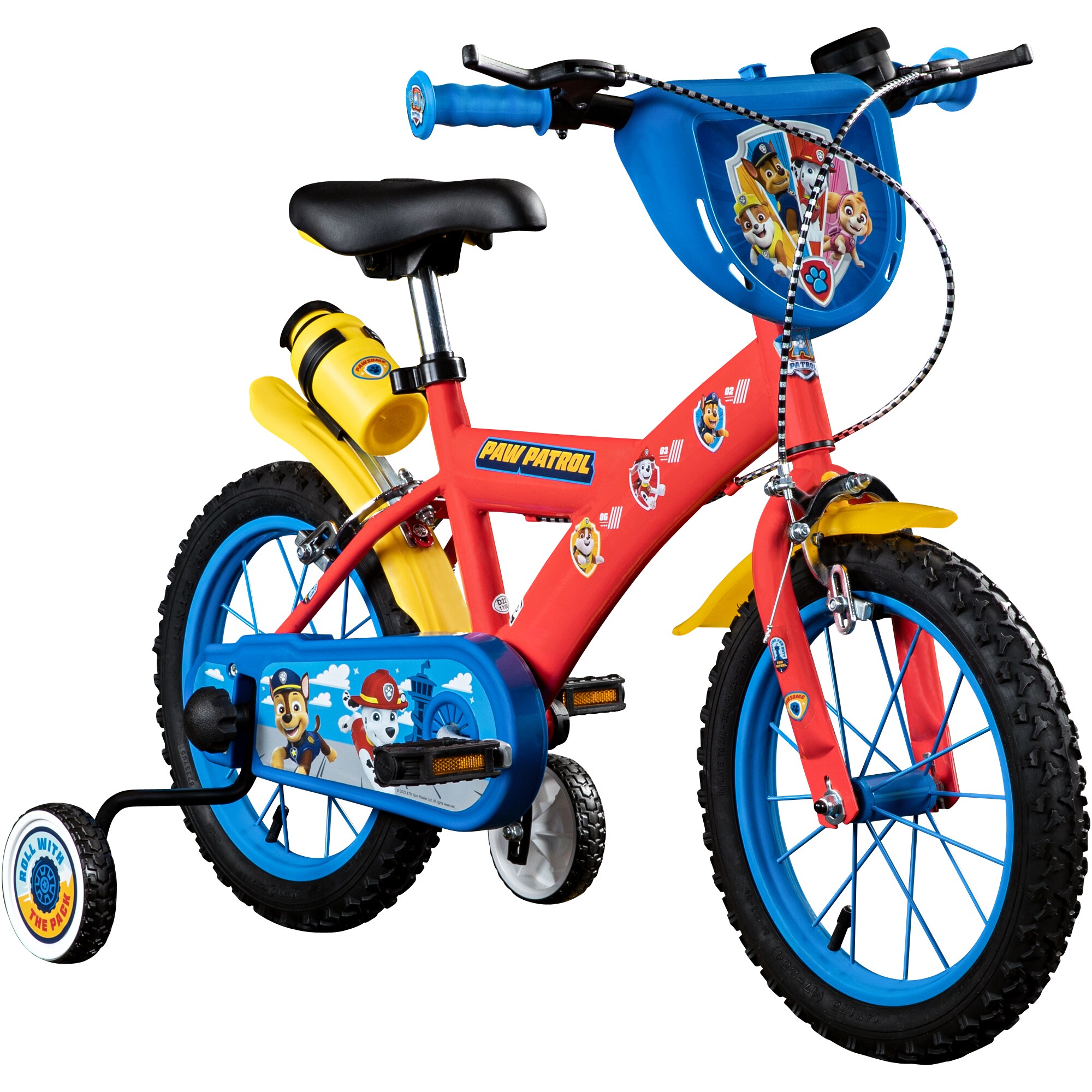 Paw Patrol Kinderfahrrad 14 Zoll Fahrrad ab 3 Jahre 100 - 115 cm - Bild 1