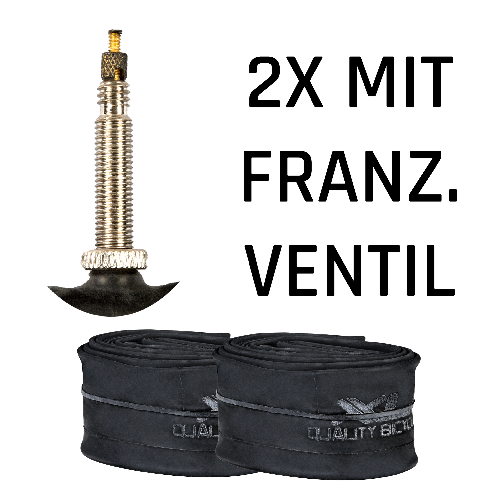 XLC Fahrradschlauch Fahrradschl&auml;uche universal Fahrrad 2 Schl&auml;uche 29" x 1,90 - 2,30" SV 48 mm - Bild 1