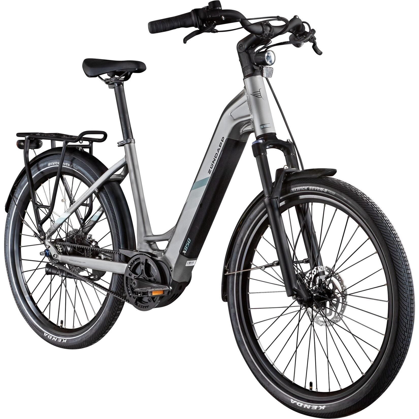 Zündapp X850 Trekking E Bike 27,5 Zoll Pedelec 165-185 cm City Trekking Fahrrad Riemenantrieb Elektrofahrrad 550Wh 7 Gang