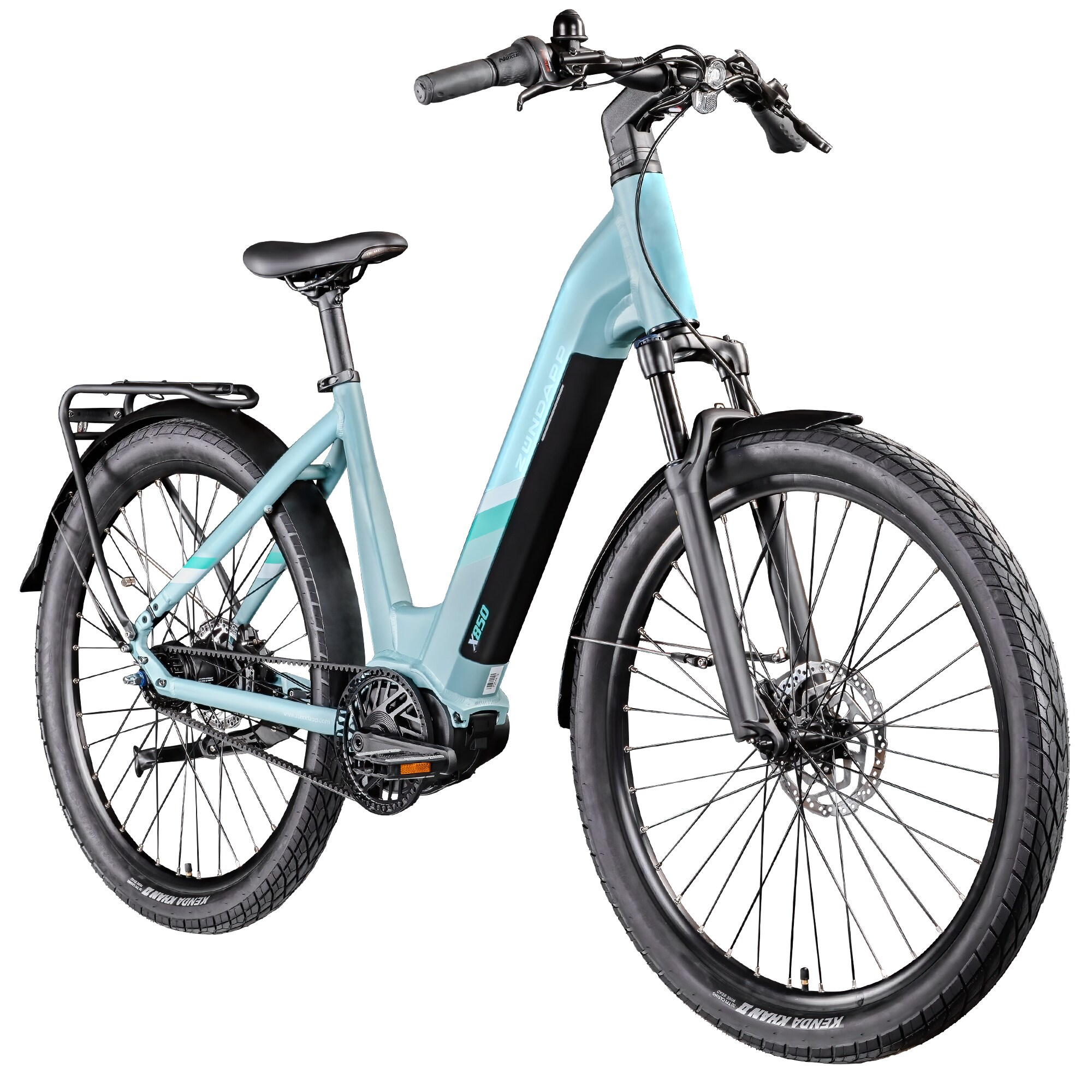 Z&uuml;ndapp X850 Trekking E Bike seeblau - Bild 1