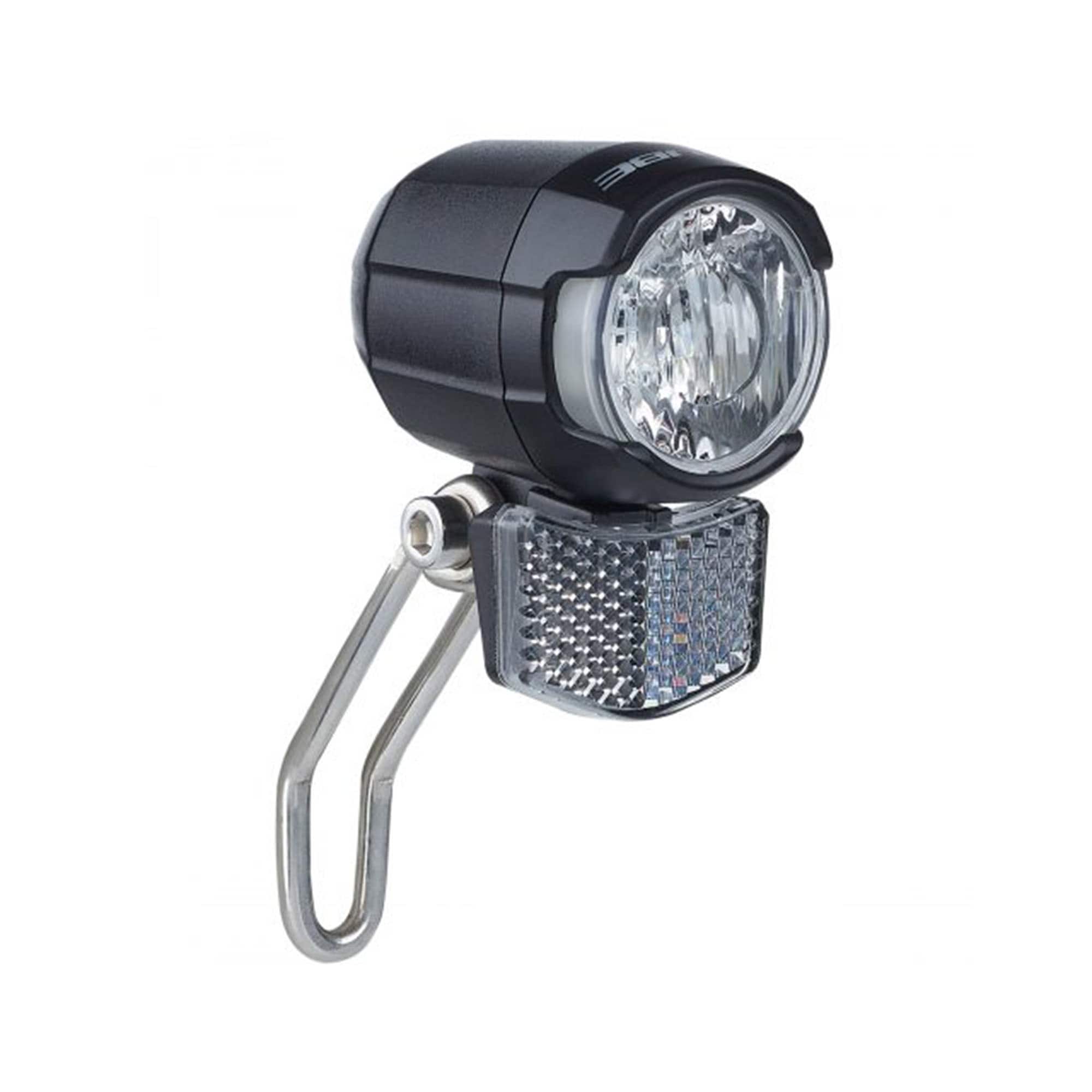 B&uuml;chel Shiny 50 Fahrradlicht StVZO E Bike Fahrradbeleuchtung 50 Lux Fahrradlampe vorne LED - Bild 1