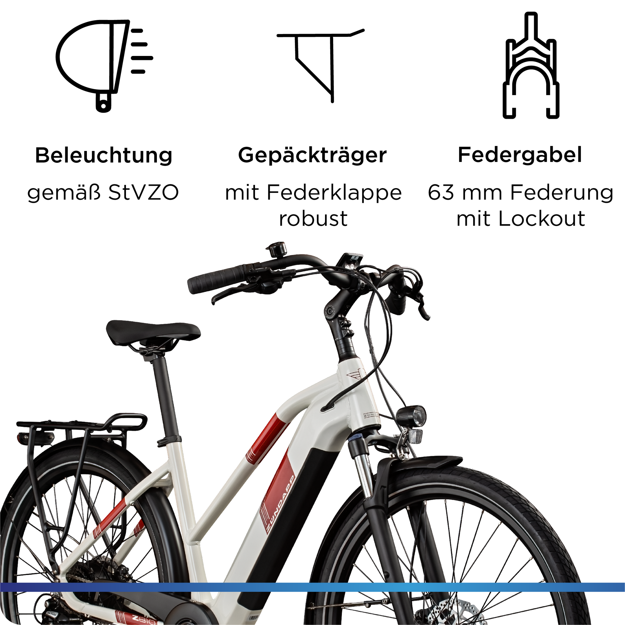 fahrradtasche blau Vaude ReCycle Back Heron - Fahrradtasche