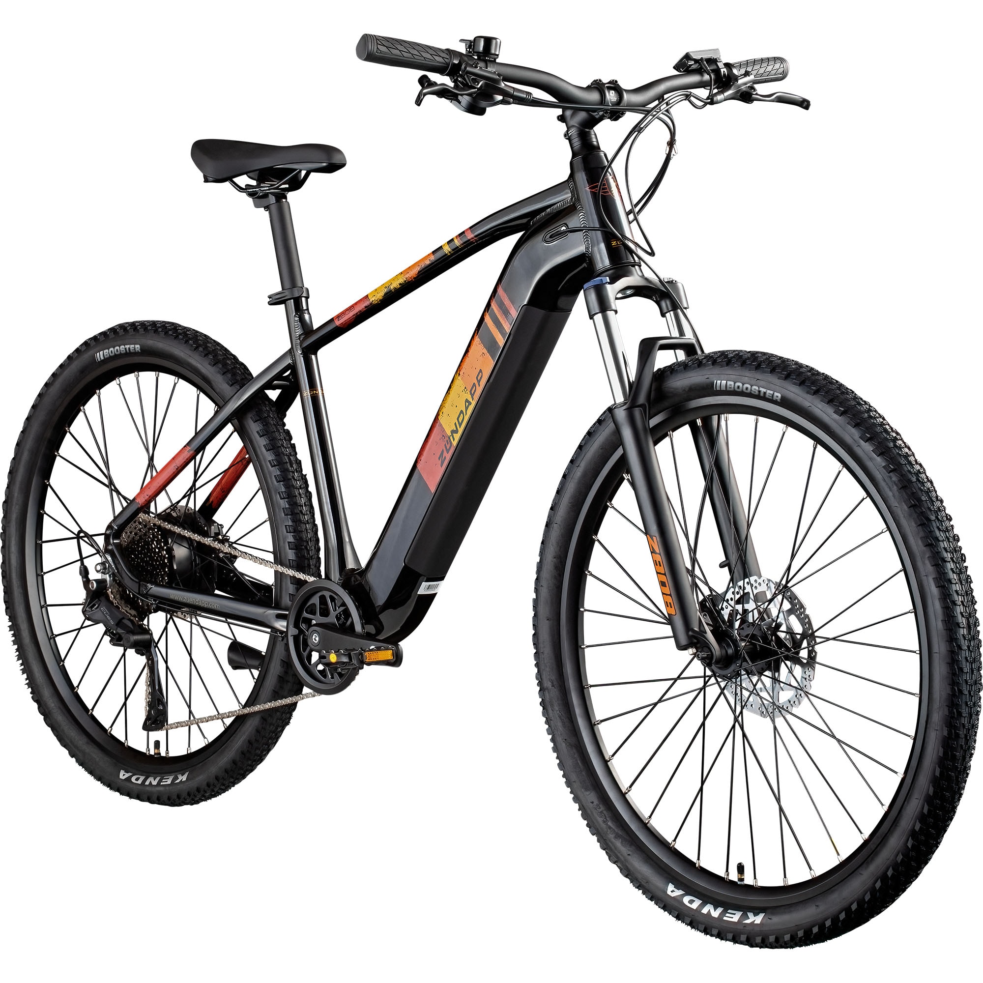Z&uuml;ndapp Z808 E Bike Mountainbike 29 Zoll schwarz orange - Bild 1