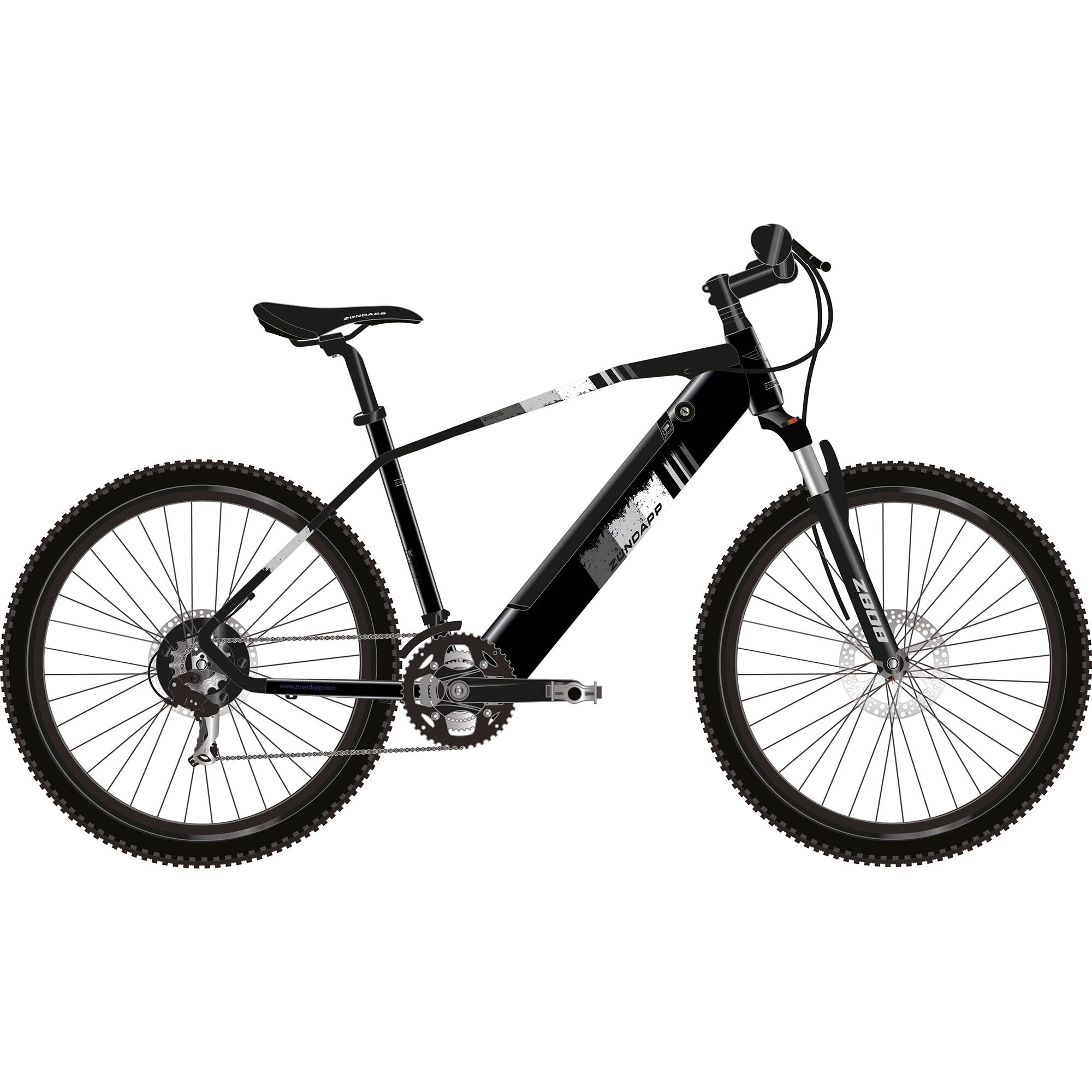 Z&uuml;ndapp Z808 E-Mountainbike f&uuml;r Damen und Herren ab 155 cm E Bike 27,5 Zoll EMTB - Bild 1