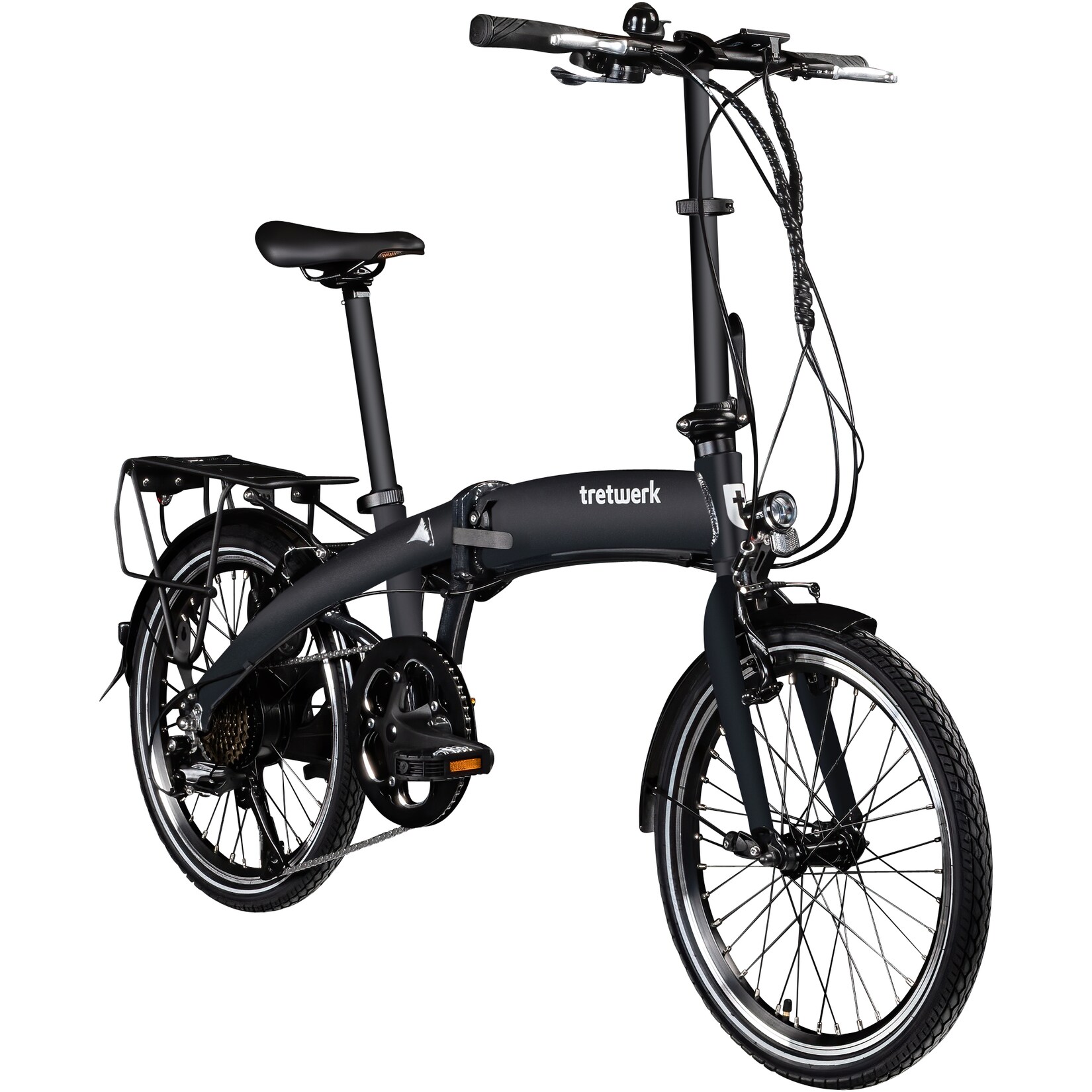 Tretwerk Akimbo E Bike 20 Zoll Klapprad Elektrofahrrad 360Wh 155 – 190 cm black sparkle | 04250845959094