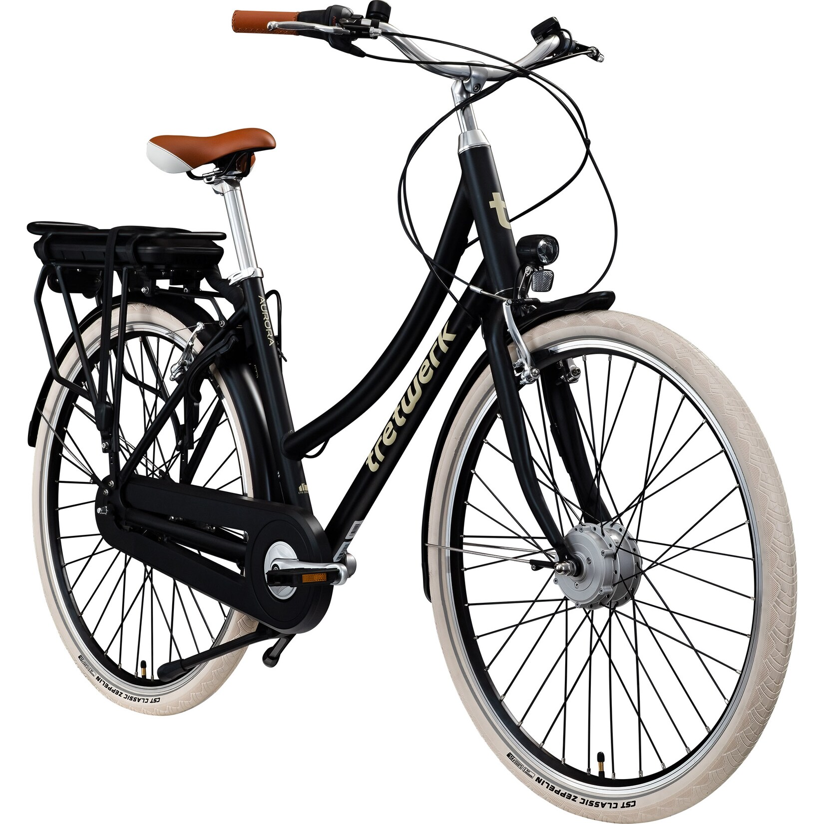Tretwerk Aurora E Bike 28 Zoll Pedelec Damen Herren 155-185 cm Elektrofahrrad 522 Wh E Fahrrad Damenfahrrad 7 Gang