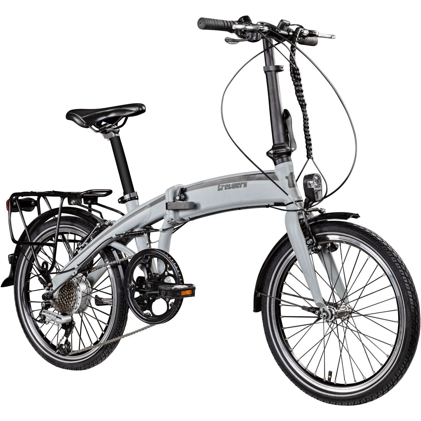 Tretwerk MetroCruze 20″ E Bike Damen Elektro Klapprad 8 Gang Elektrofahrrad 312 Wh Pedelec 140-170cm Ebike Herren | 04250845958905